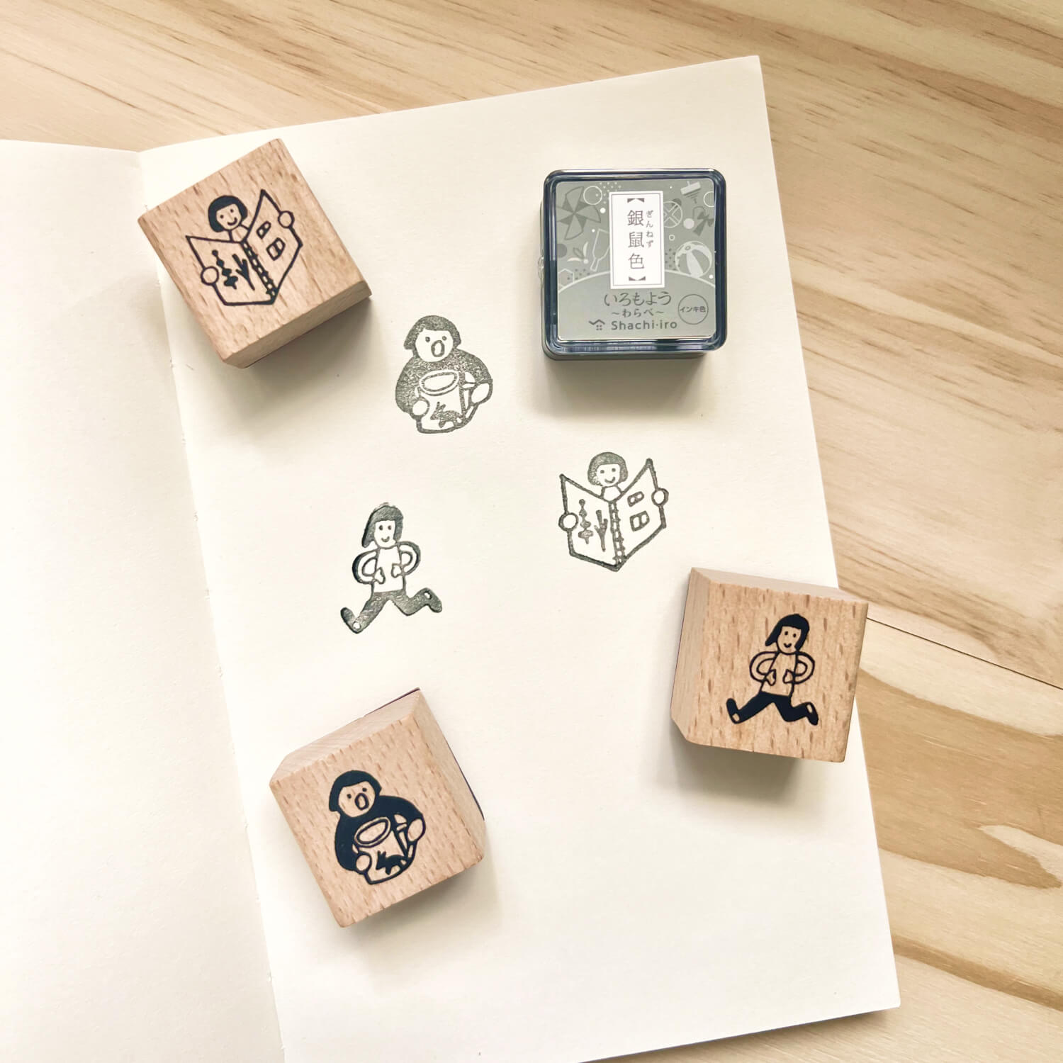 EVAKAKU Daily Life Stamp Set (3 pcs)