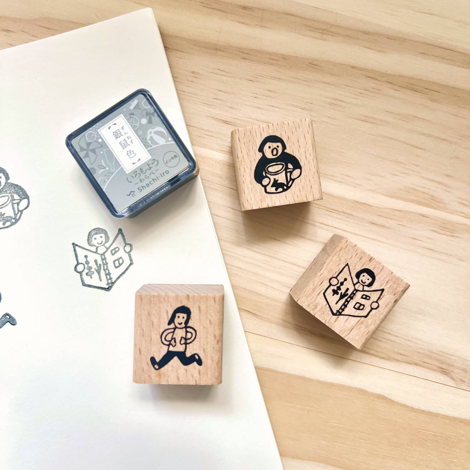 EVAKAKU Daily Life Stamp Set (3 pcs)