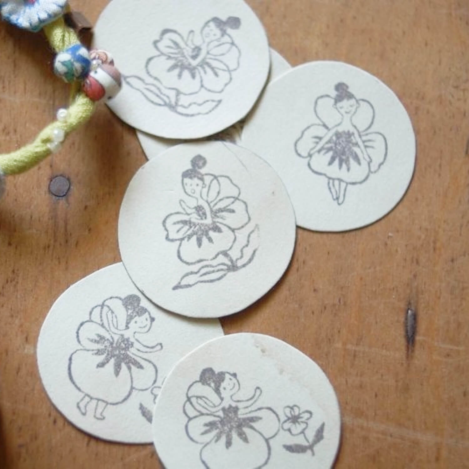 EVAKAKU Flower Fairy Stamp Set A (3 pcs)