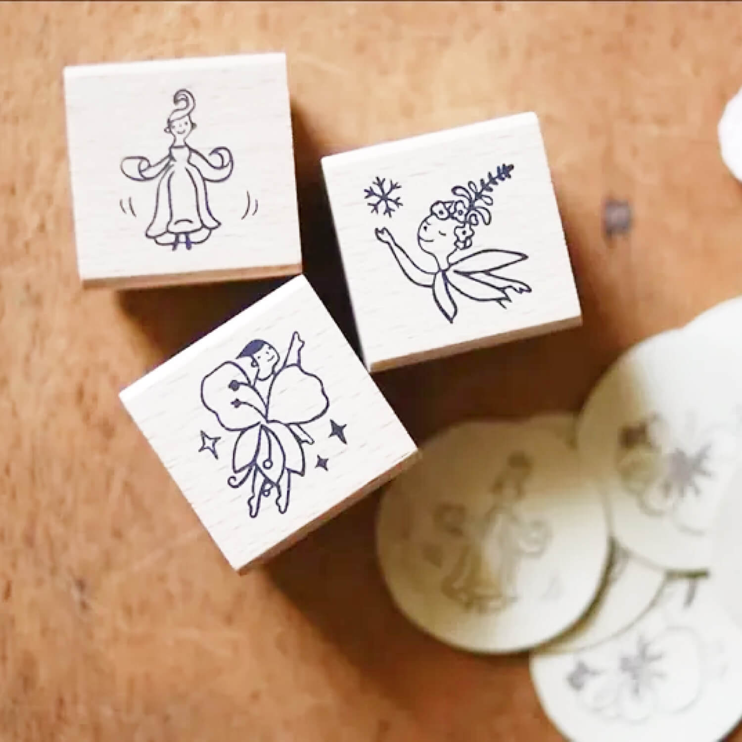 EVAKAKU Flower Fairy Stamp Set B (3 pcs)