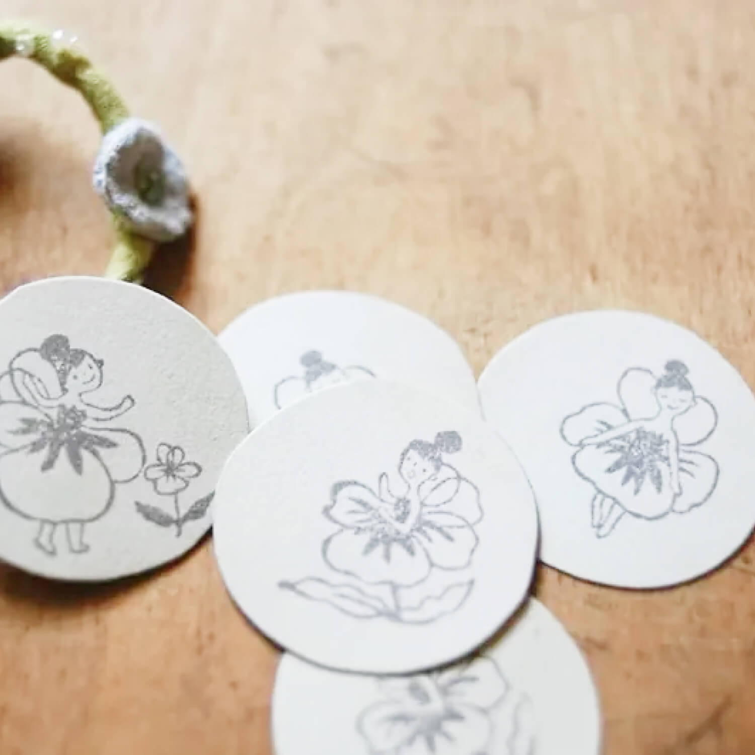 EVAKAKU Flower Fairy Stamp Set B (3 pcs)