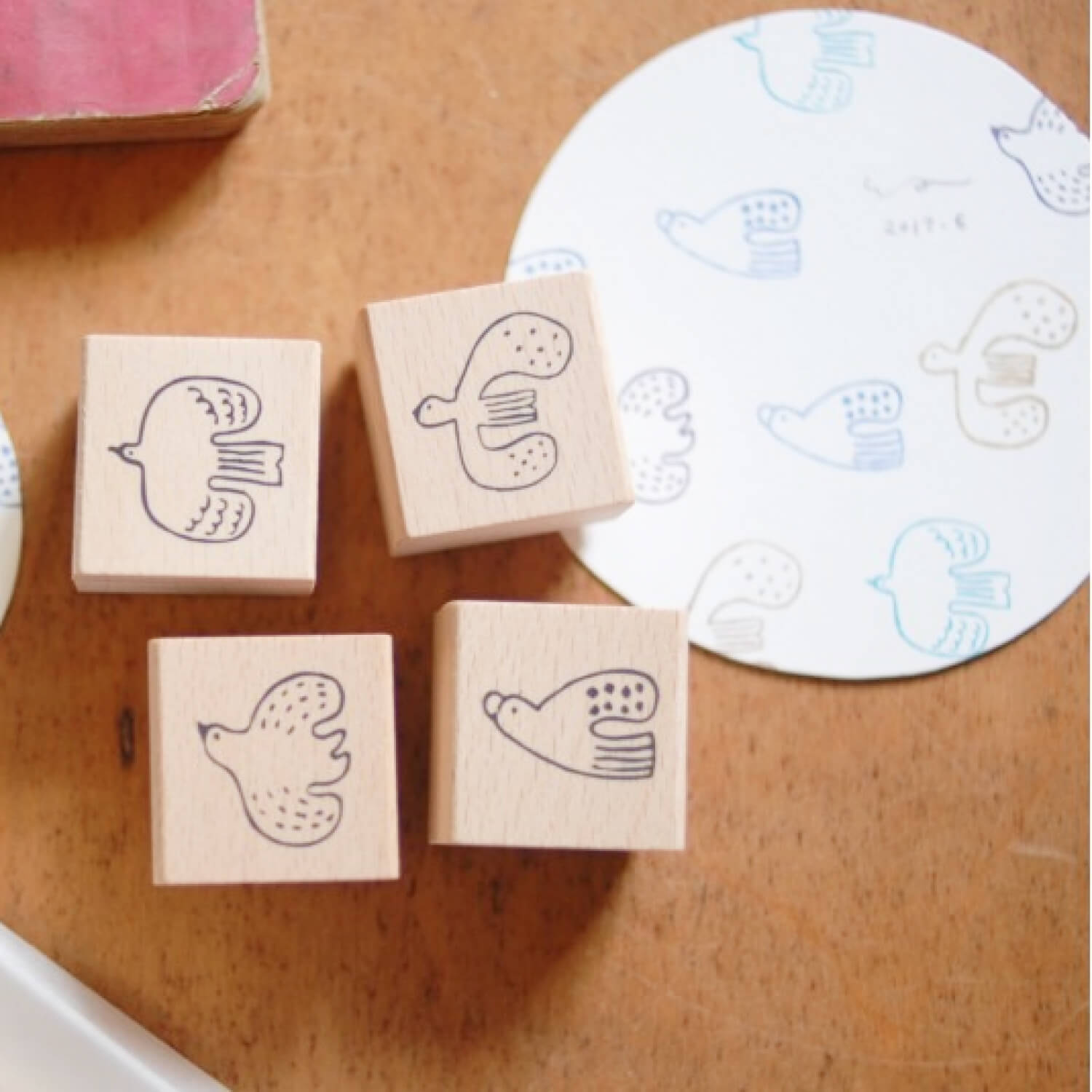 EVAKAKU Reissue Stamp Set – Little Birds in Flight