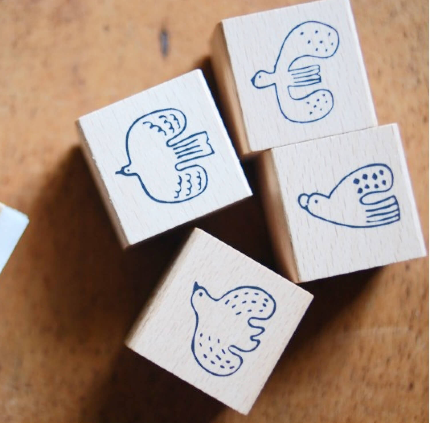 EVAKAKU Reissue Stamp Set – Little Birds in Flight