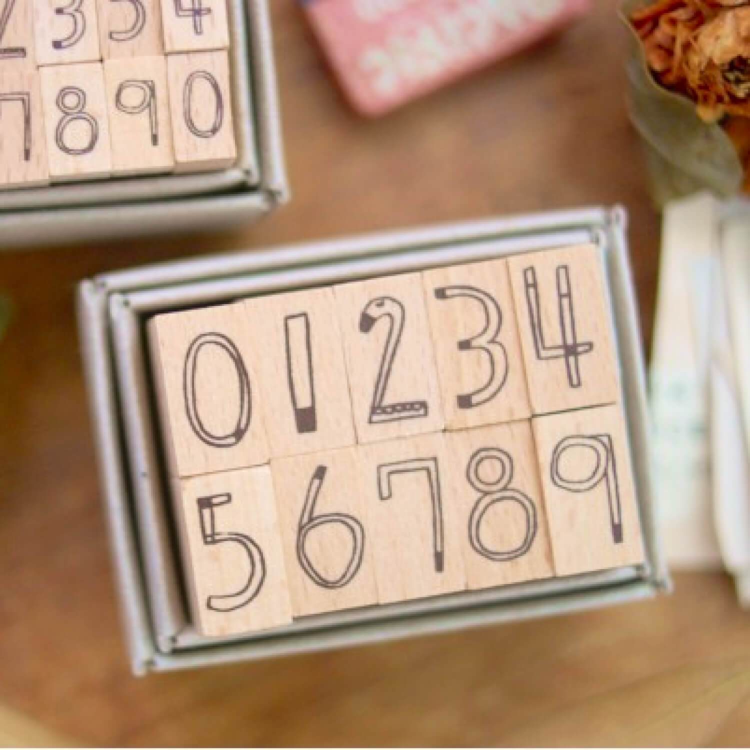 EVAKAKU Stamp Set – Number Stamps (Large, 10 pcs)