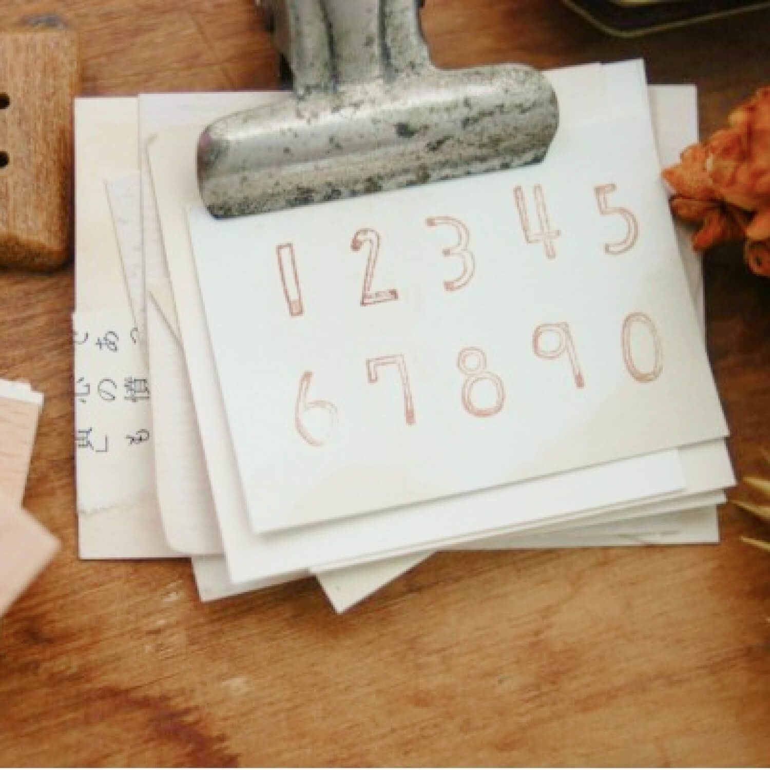 EVAKAKU Stamp Set – Number Stamps (Large, 10 pcs)