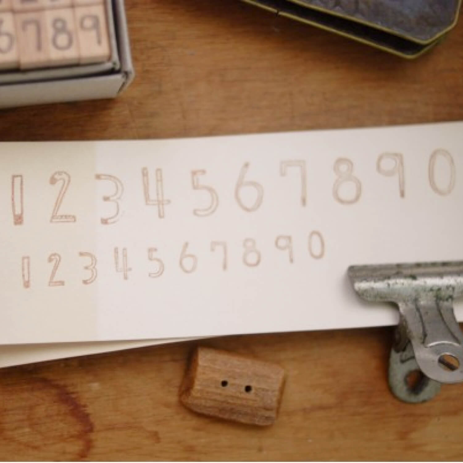 EVAKAKU Stamp Set – Number Stamps (Large, 10 pcs)