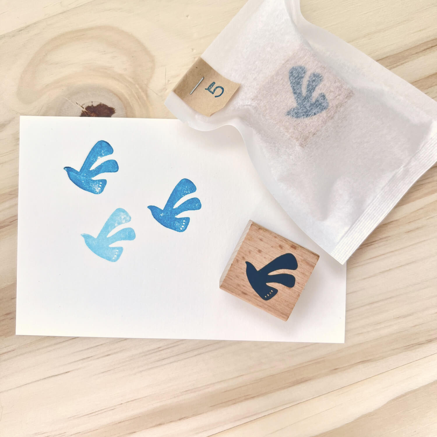 EVAKAKU Stamp – Flying Bird