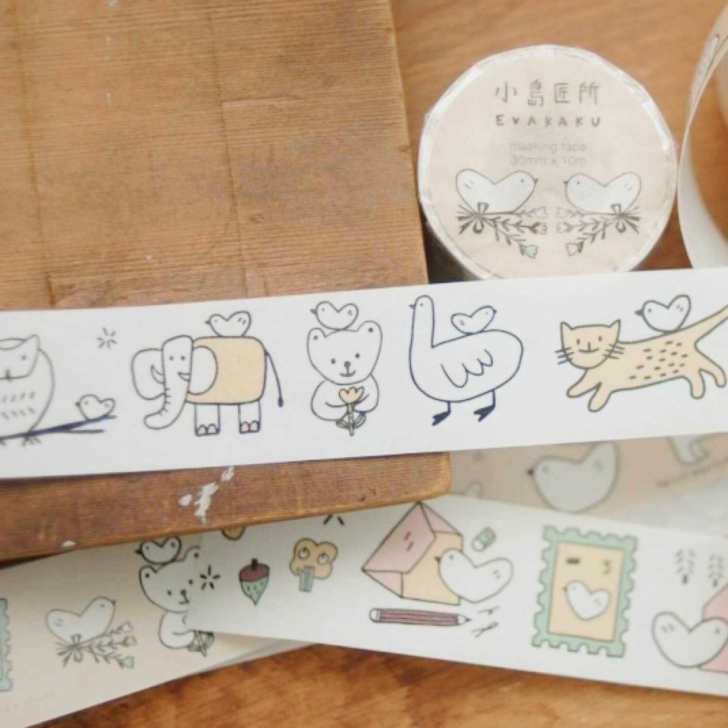 EVAKAKU Washi Tape – Birds in Love