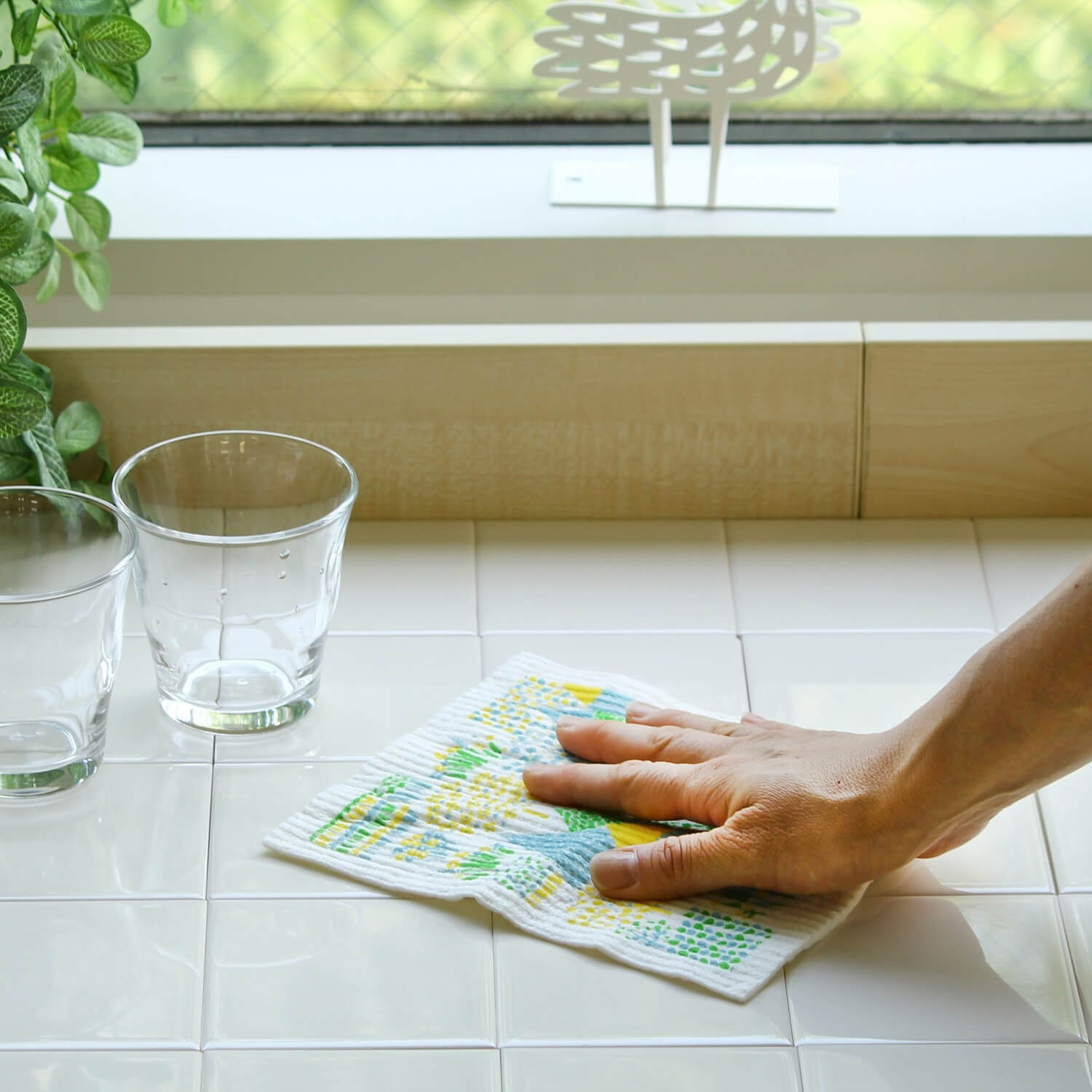 Ecomfort House Sponge Wipe – Summer Village- Medium