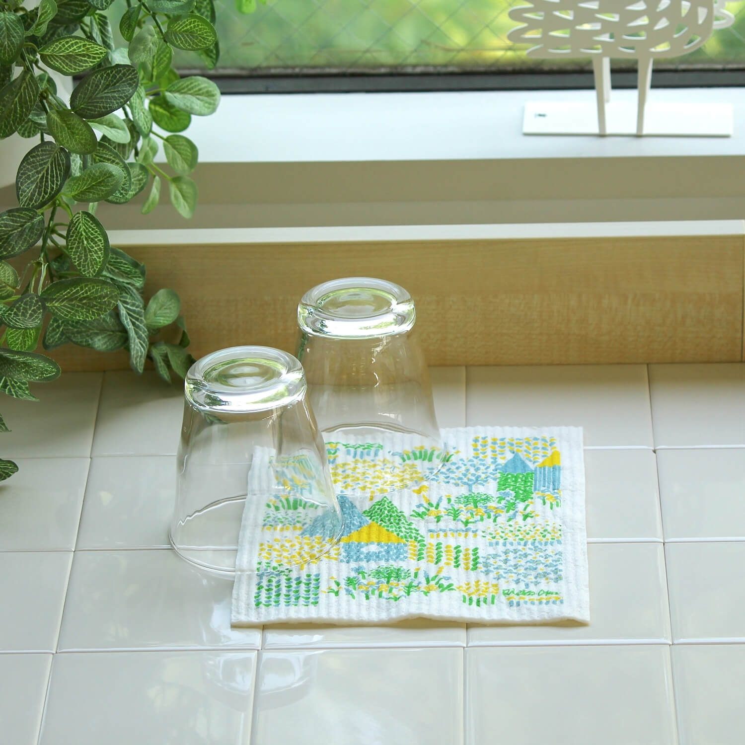 Ecomfort House Sponge Wipe – Summer Village- Medium