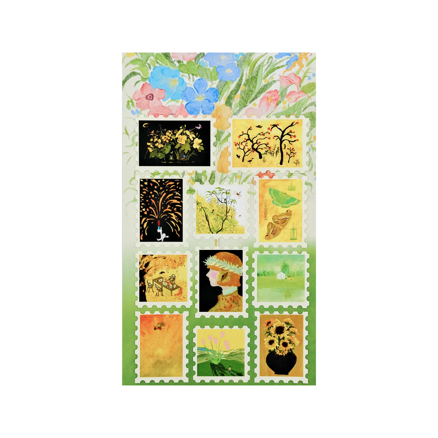 Fableweave Scenery Stamp Sticker Sheet (2 Sheets)