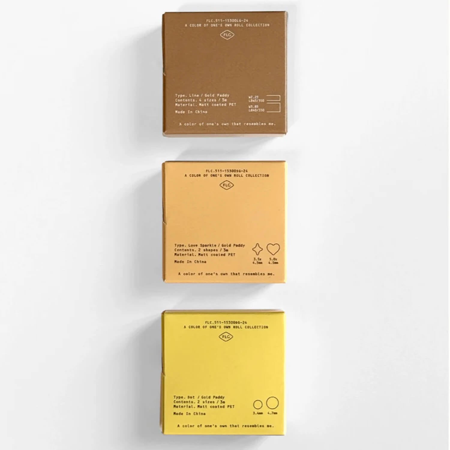 Flagg Roll Label – A Color of One’s Own (Gold Paddy)