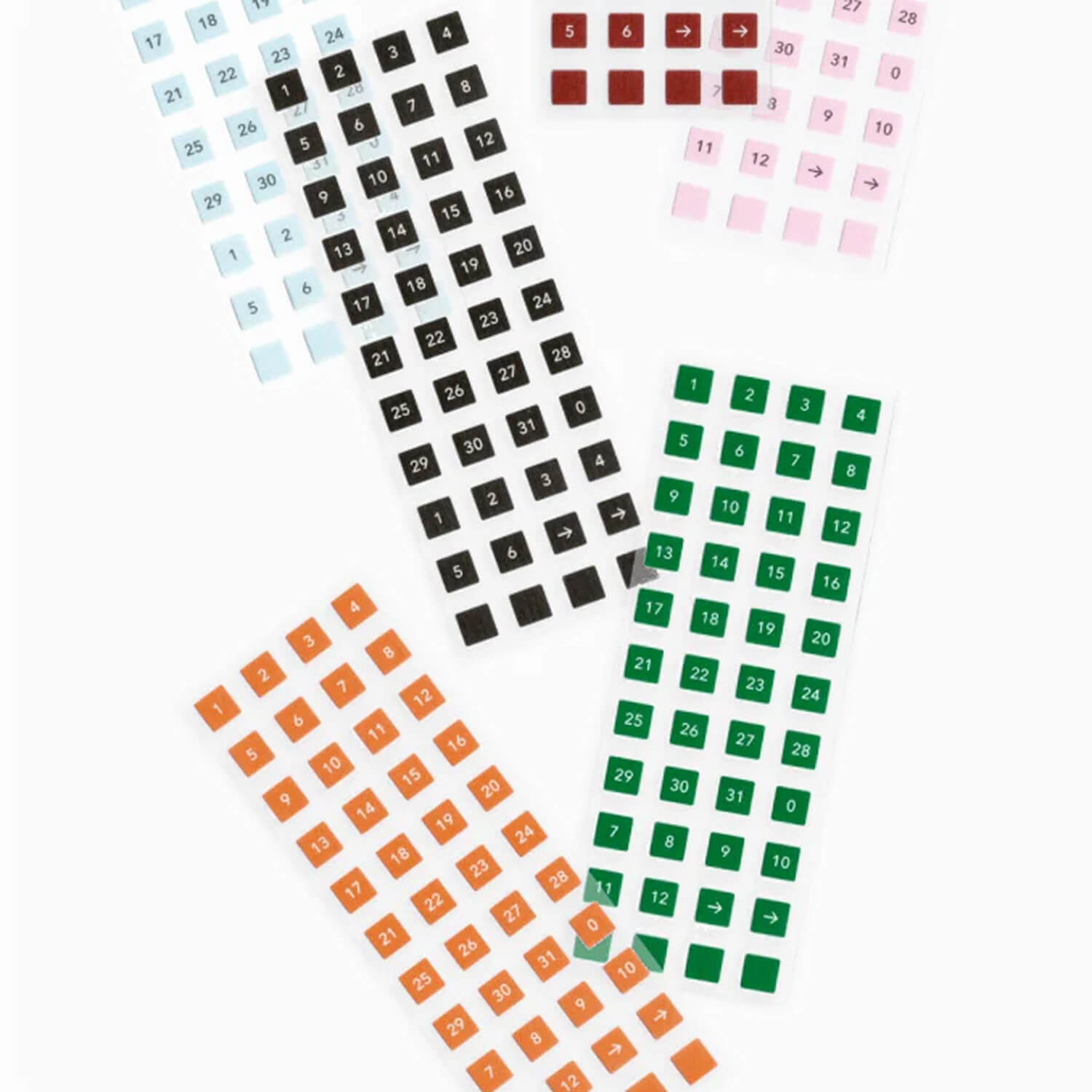 Flagg Roll Masking Label – Square Number