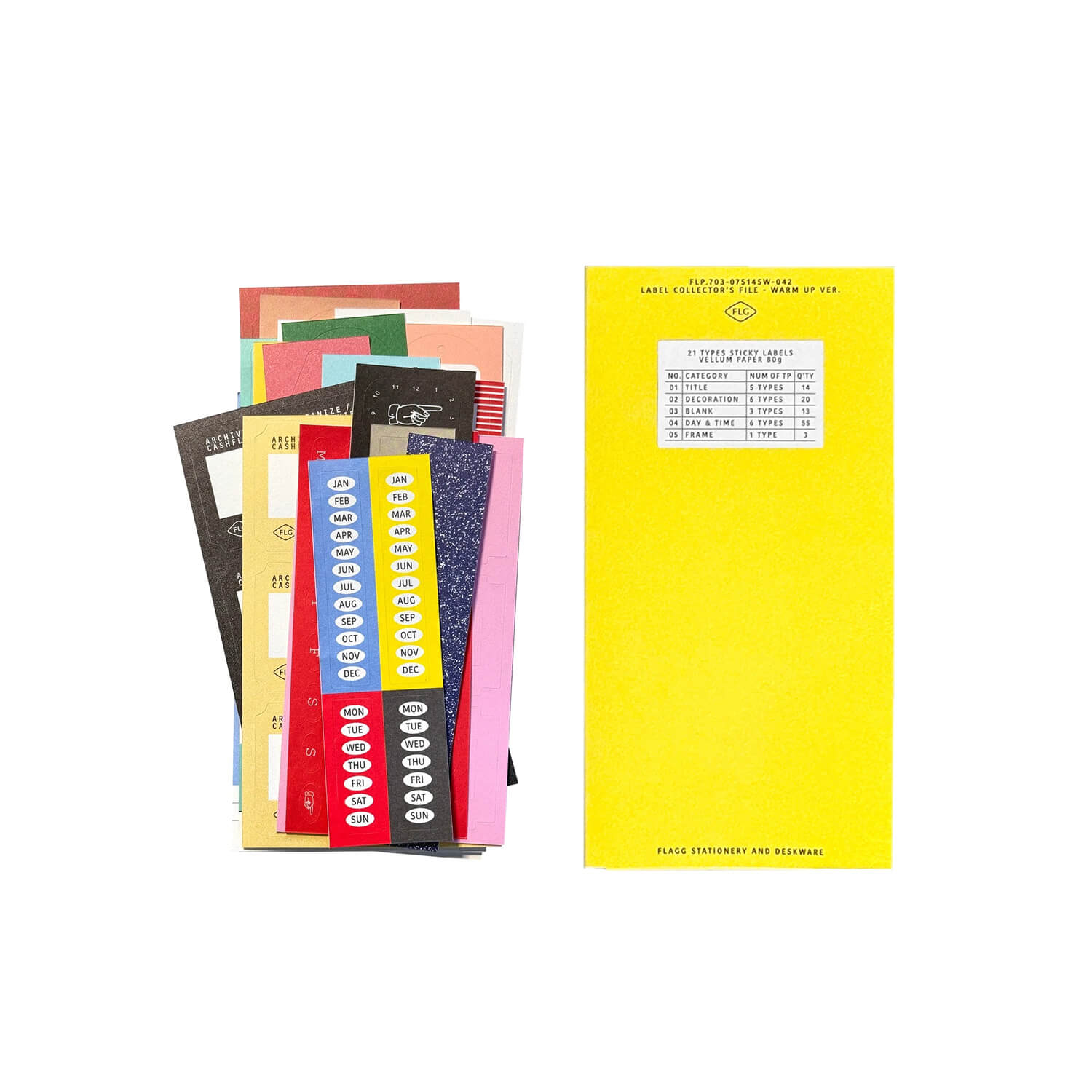 Flagg Label Collector’s File – Warm Up Ver.