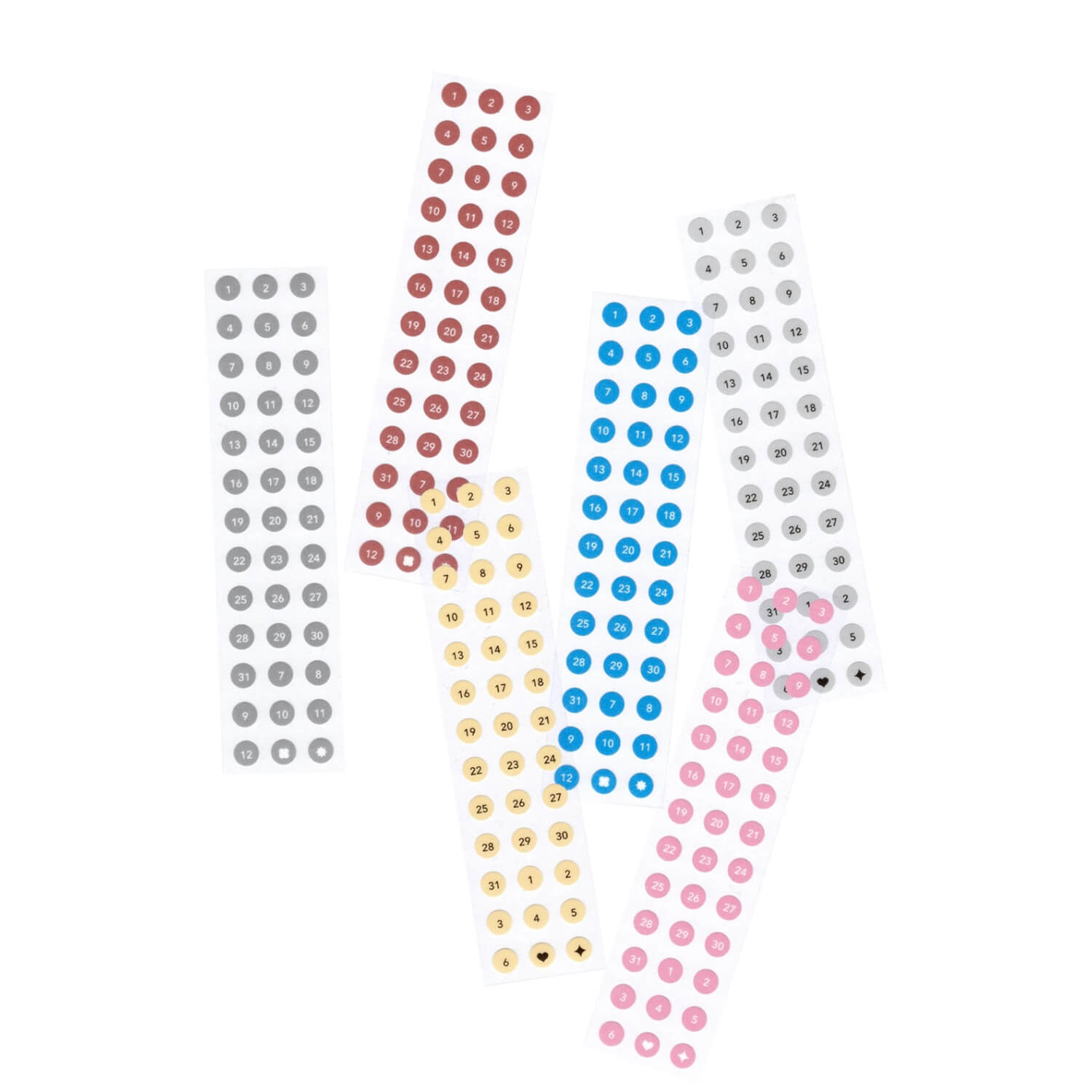 Flagg Roll Masking Label – Number (Circle)
