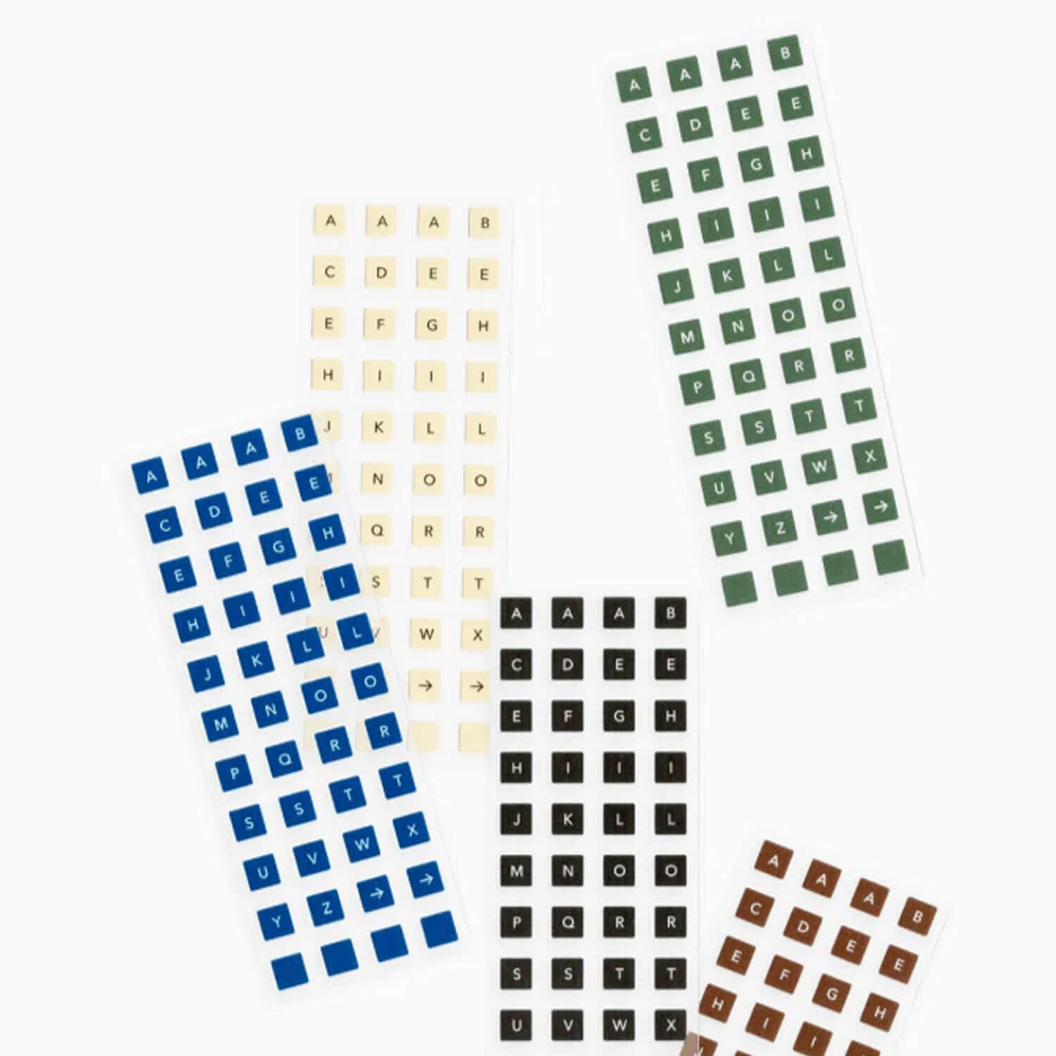 Flagg Roll Masking Label – Square Alphabet
