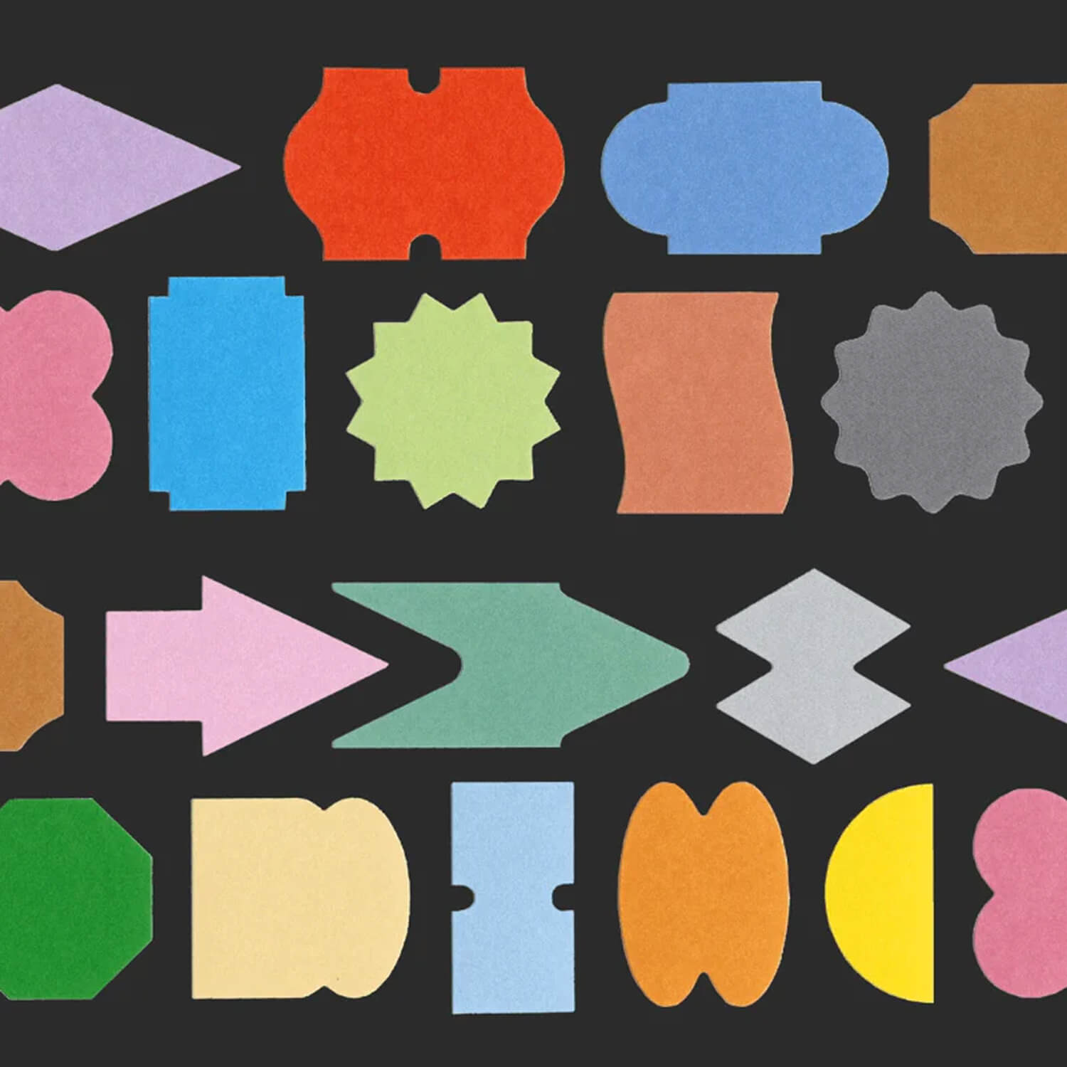 Flagg Roll Paper Label – Deco Shape Ver.