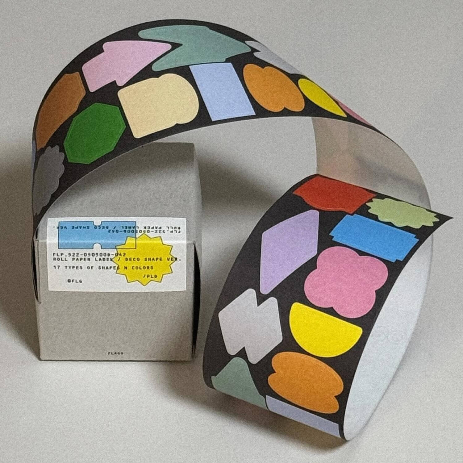 Flagg Roll Paper Label – Deco Shape Ver.