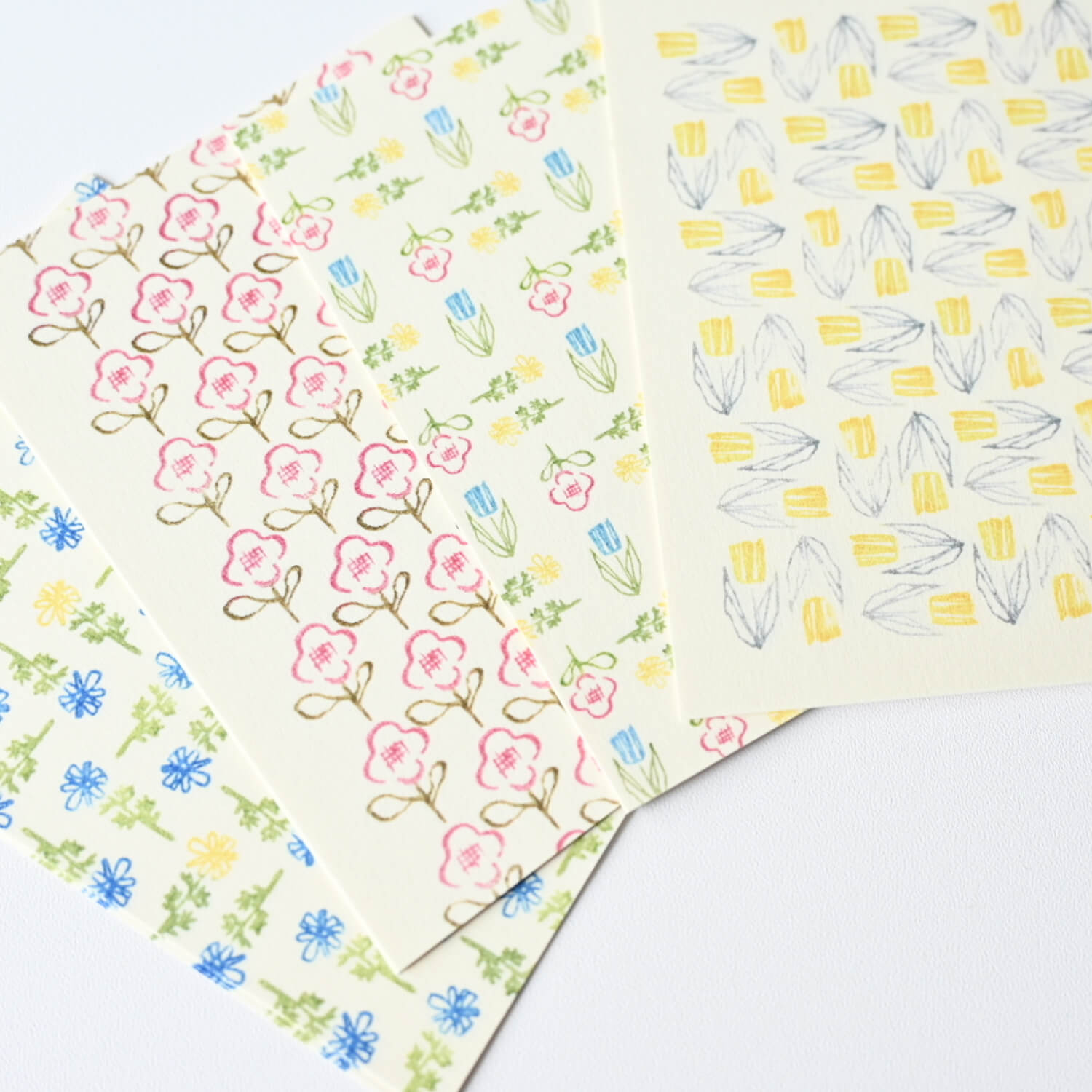 Flower Stamp Memo Pad – Mischievous Flowers