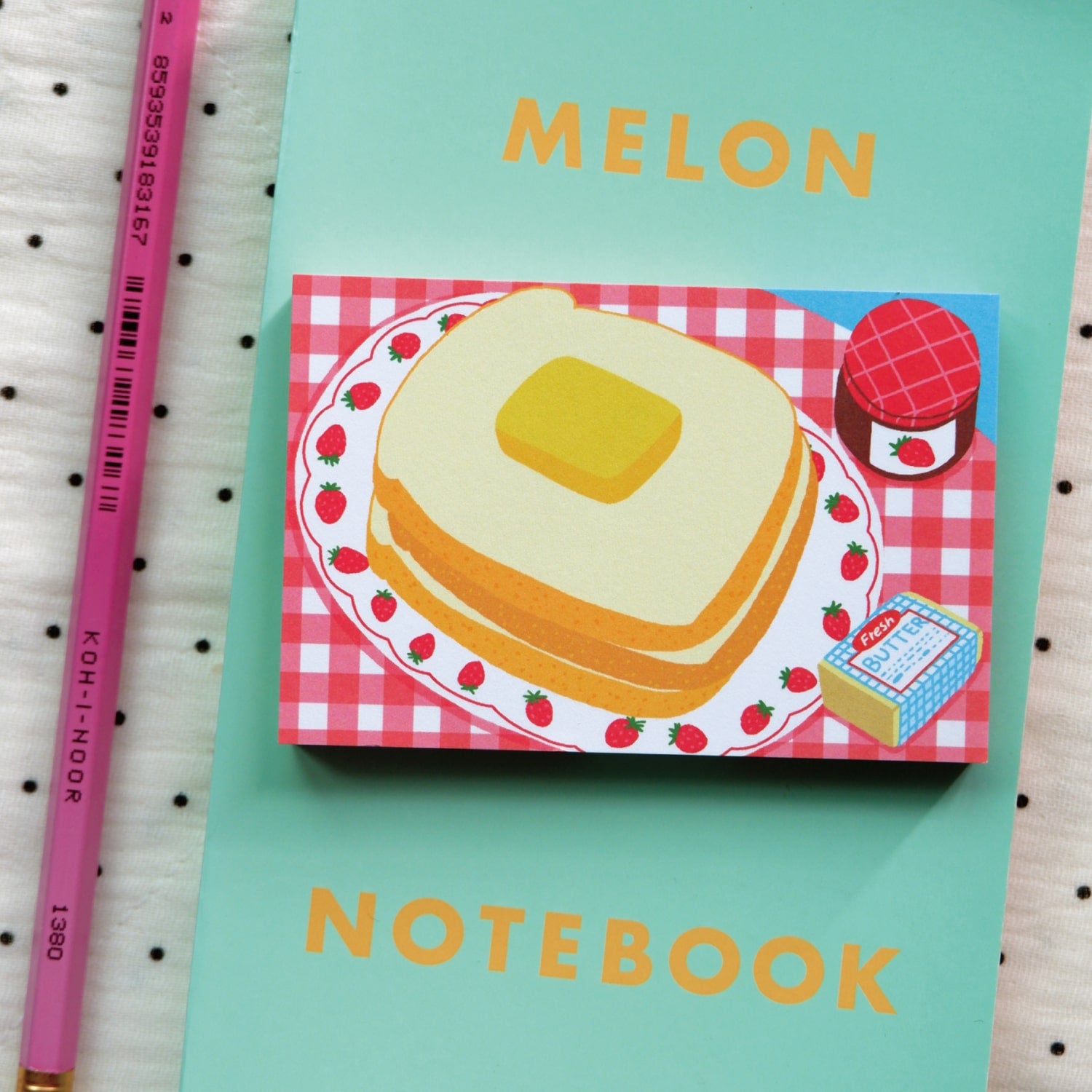 Fruit Fries Fruit Tableware Memo Pad