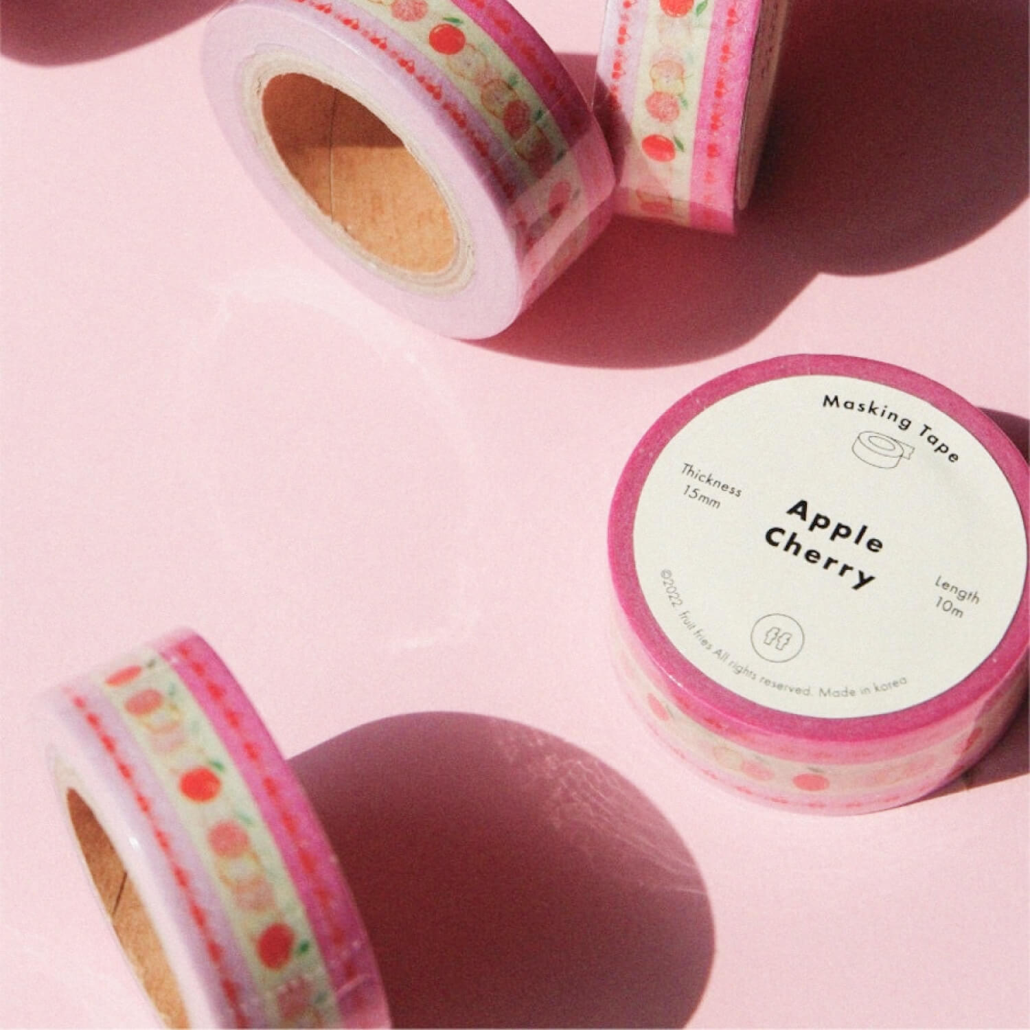 Fruit Fries Masking Tape - Apple Cherry