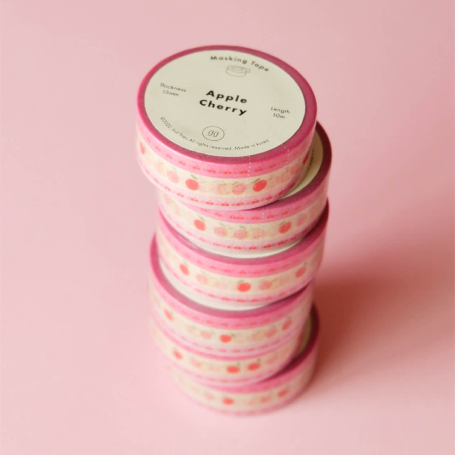 Fruit Fries Masking Tape - Apple Cherry