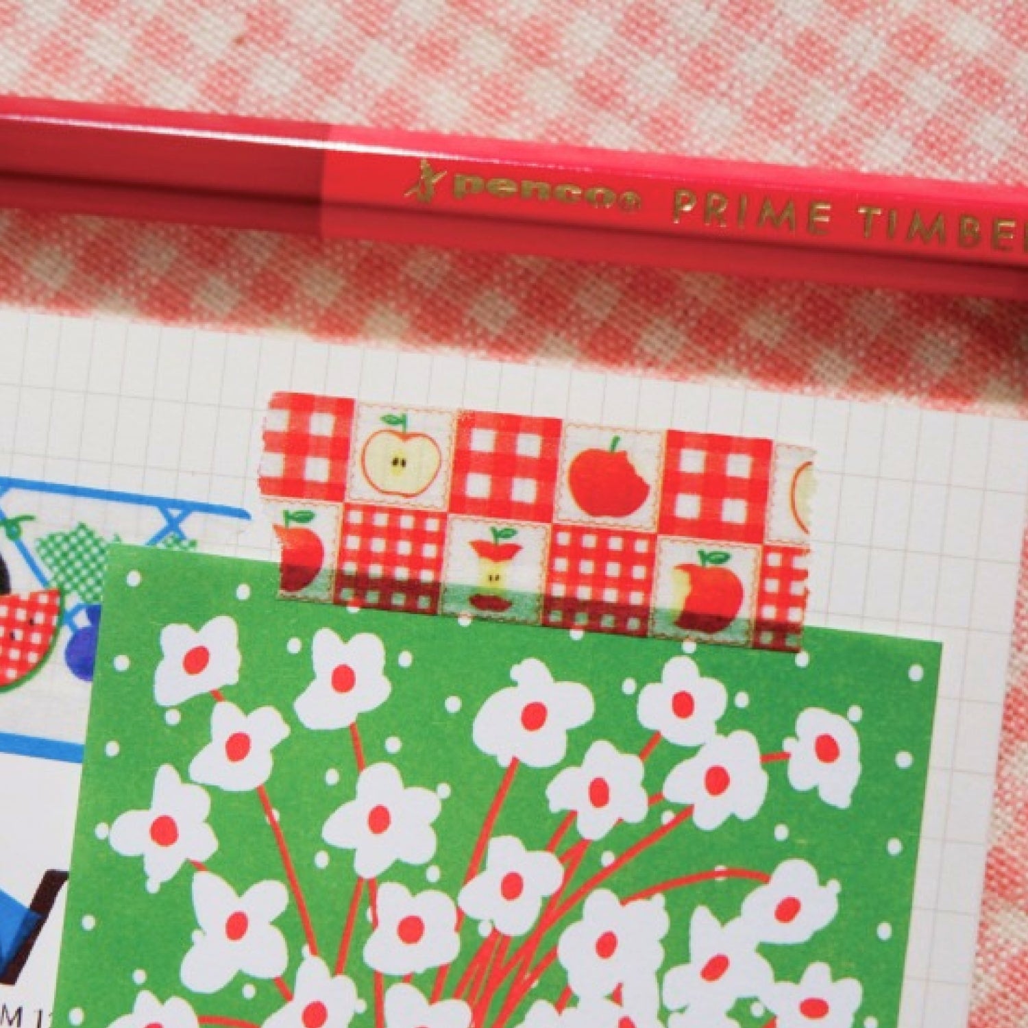 Fruit Fries Masking Tape - Apple Picnic