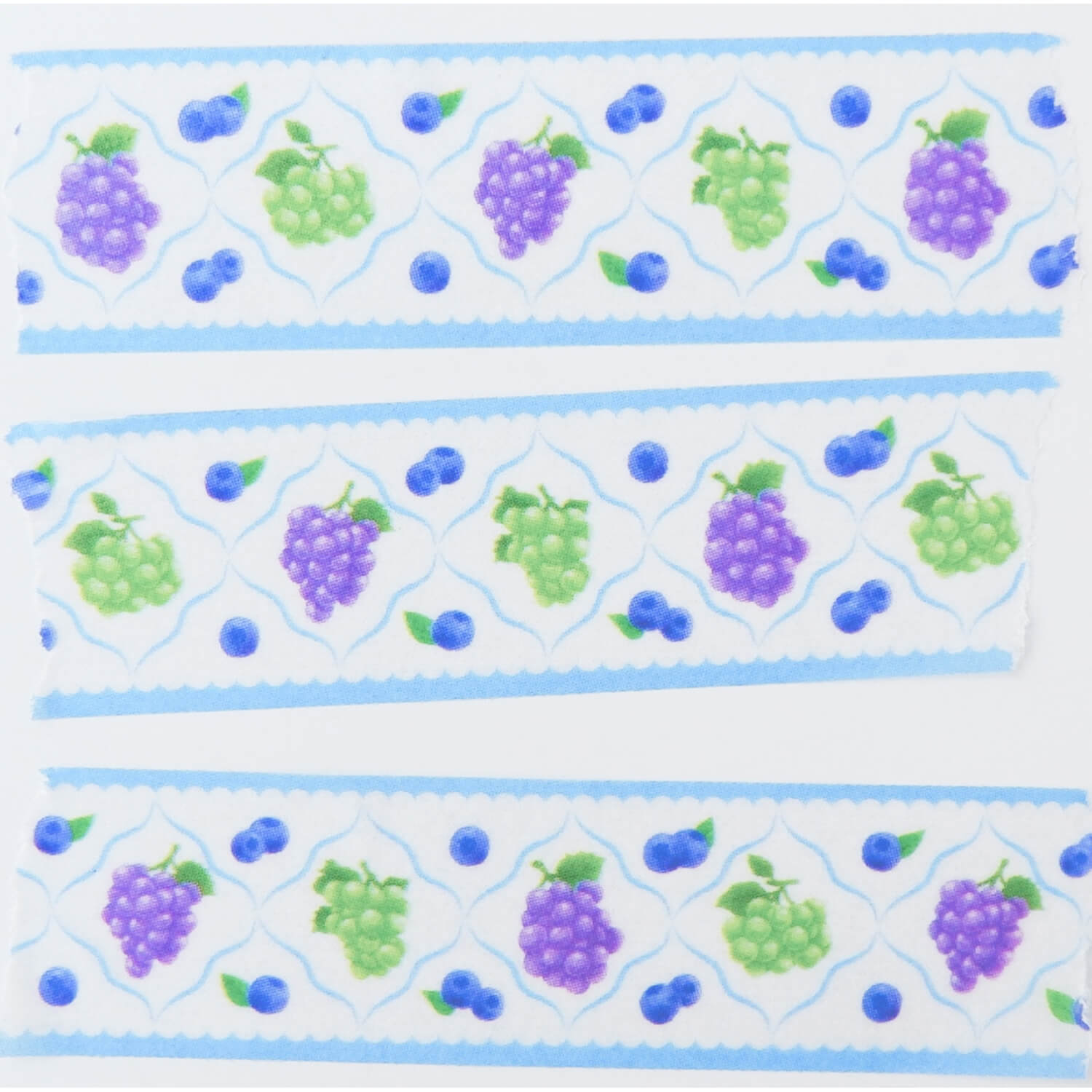 Fruit Fries Masking Tape - Blue Berries and Grapes
