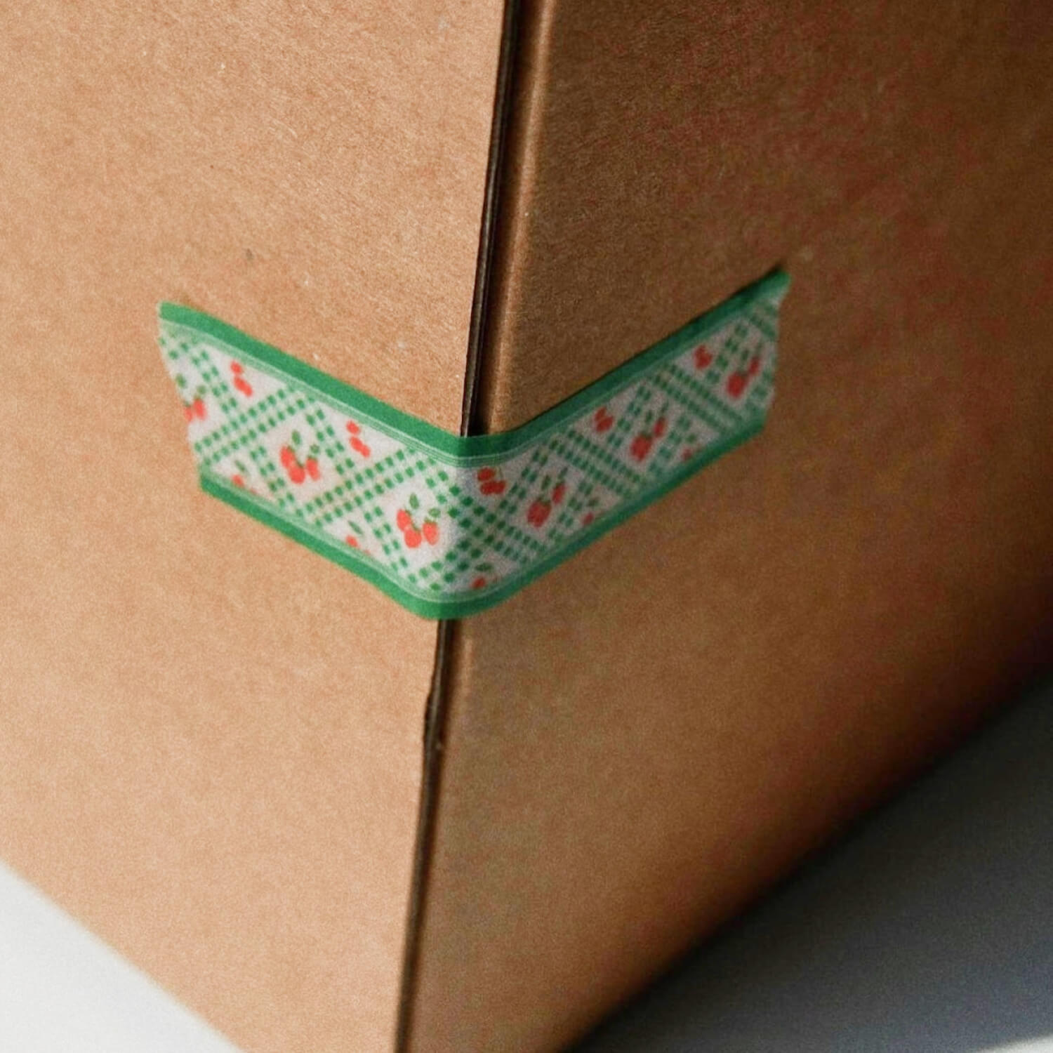 Fruit Fries Masking Tape - Green Vintage Check