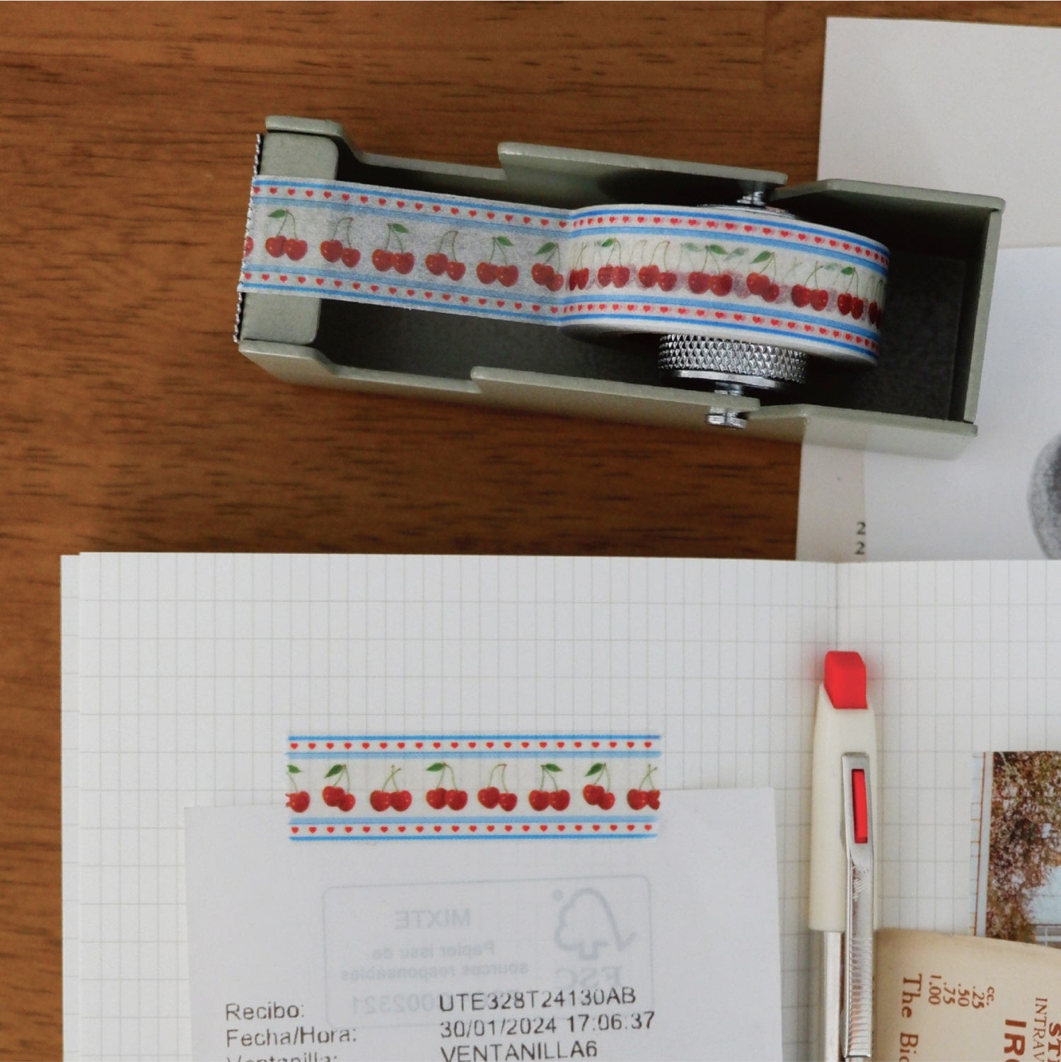 Fruit Fries Masking Tape - Lovely Cherry
