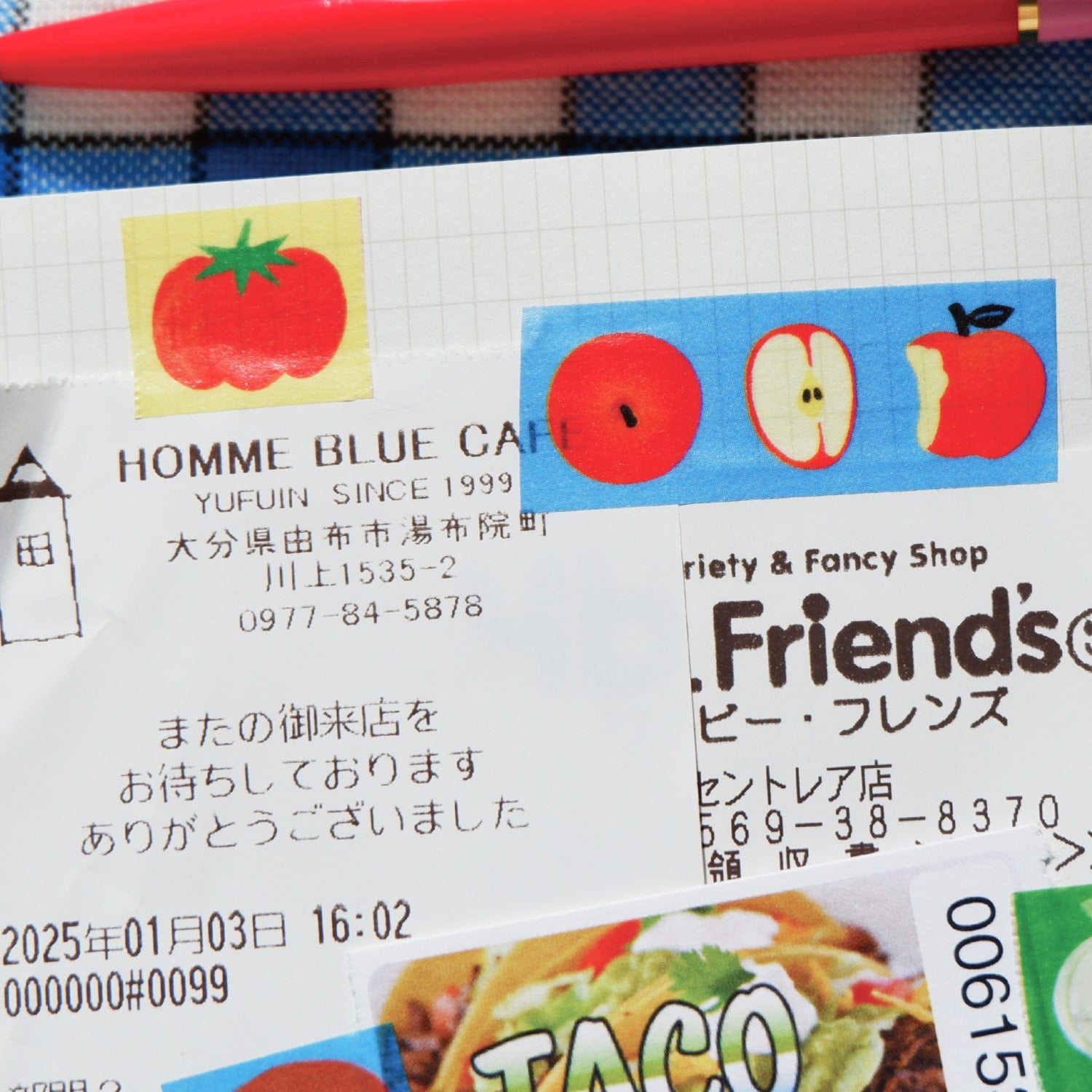 Fruit Fries Masking Tape - Shape of the Apple