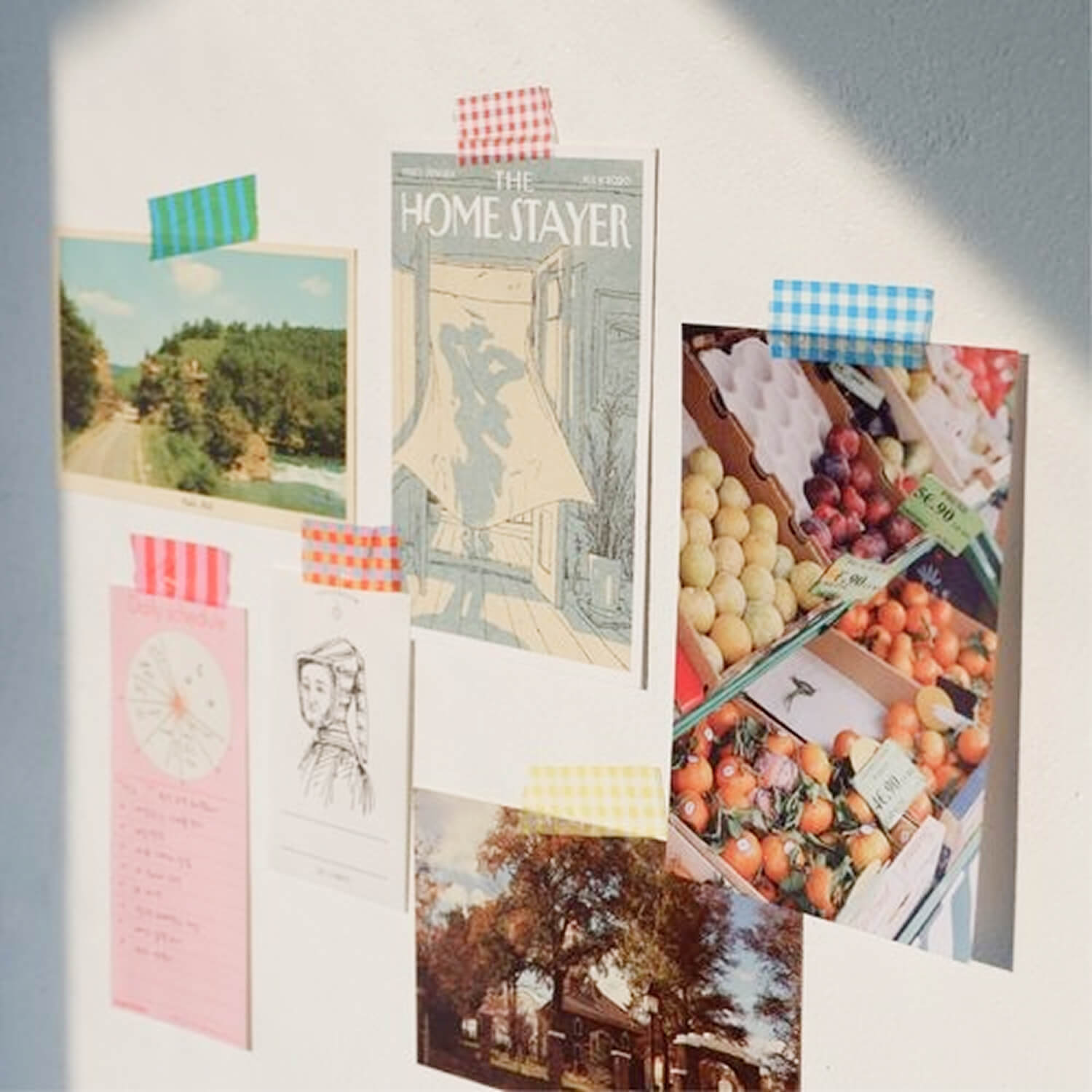 Fruit Fries Masking Tape - Vintage Check Patterns Ver.1