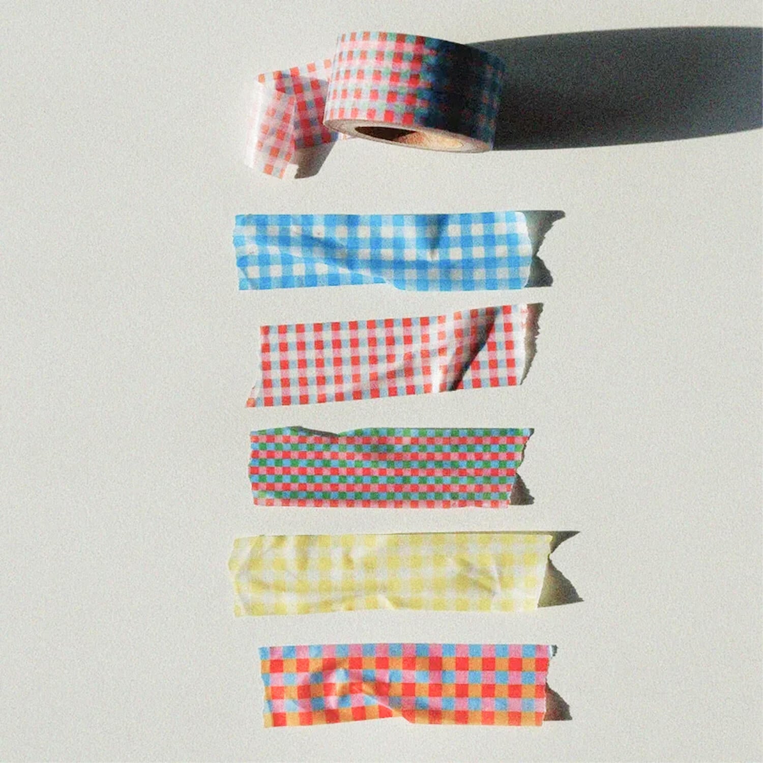 Fruit Fries Masking Tape - Vintage Check Patterns Ver.1