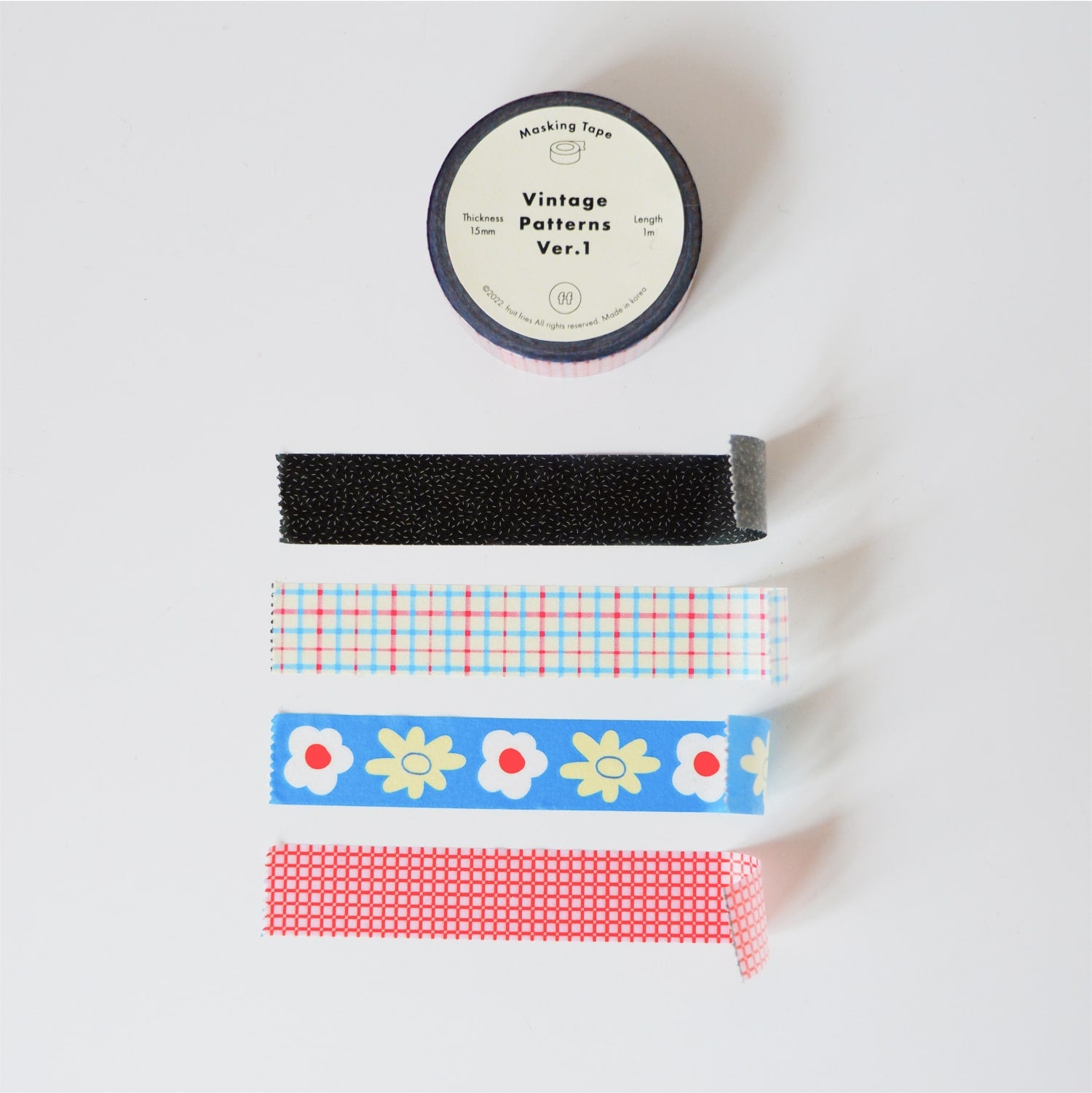 Fruit Fries Masking Tape - Vintage Patterns ver.1