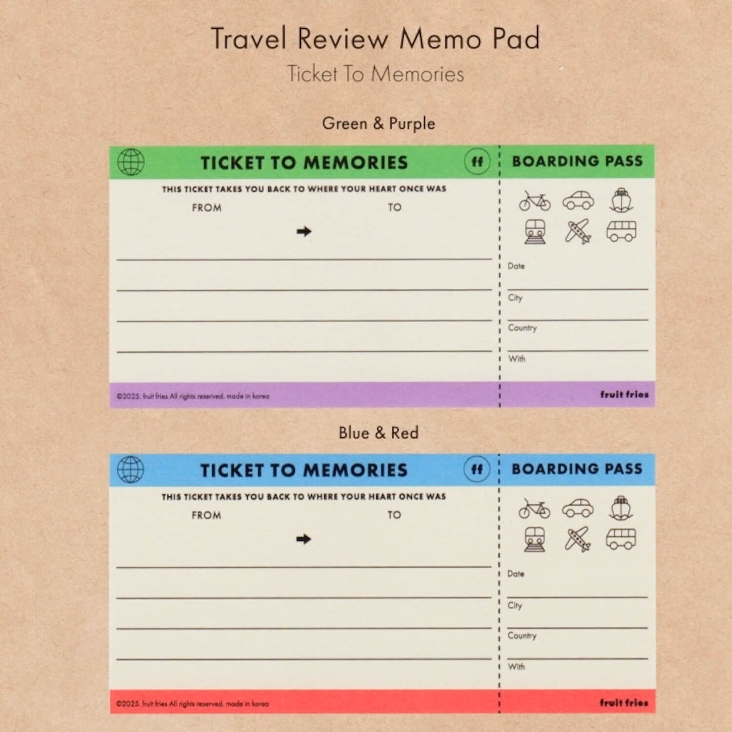 Fruit Fries Review Memo - Travel Review