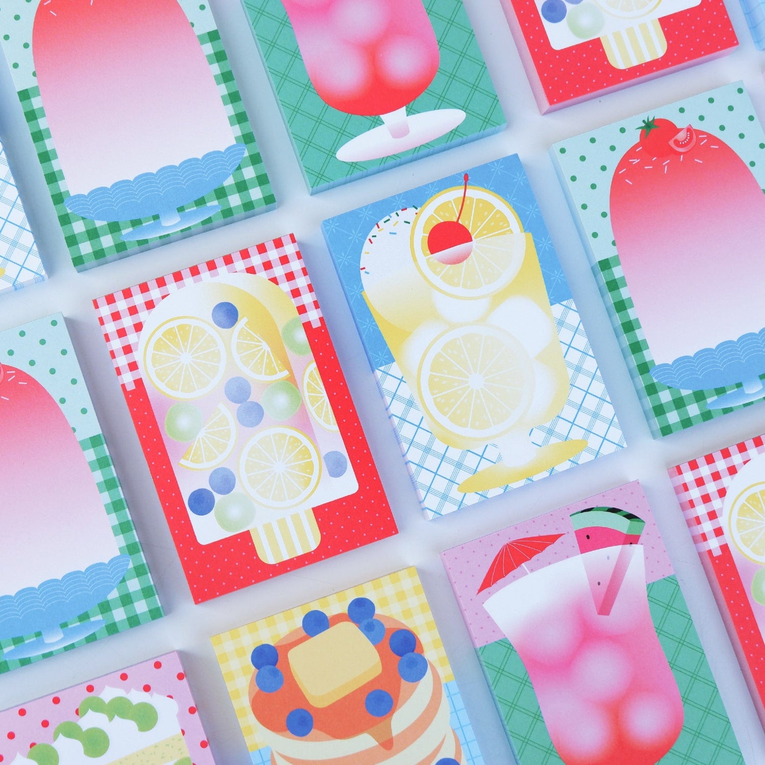 Fruit Fries Summer Fruit Dessert Memo Pad
