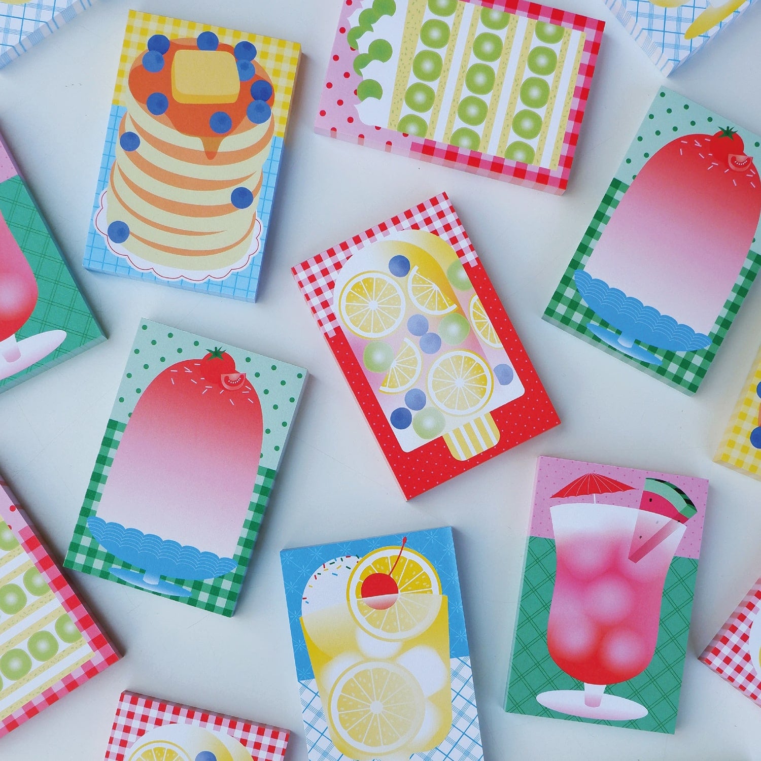 Fruit Fries Summer Fruit Dessert Memo Pad