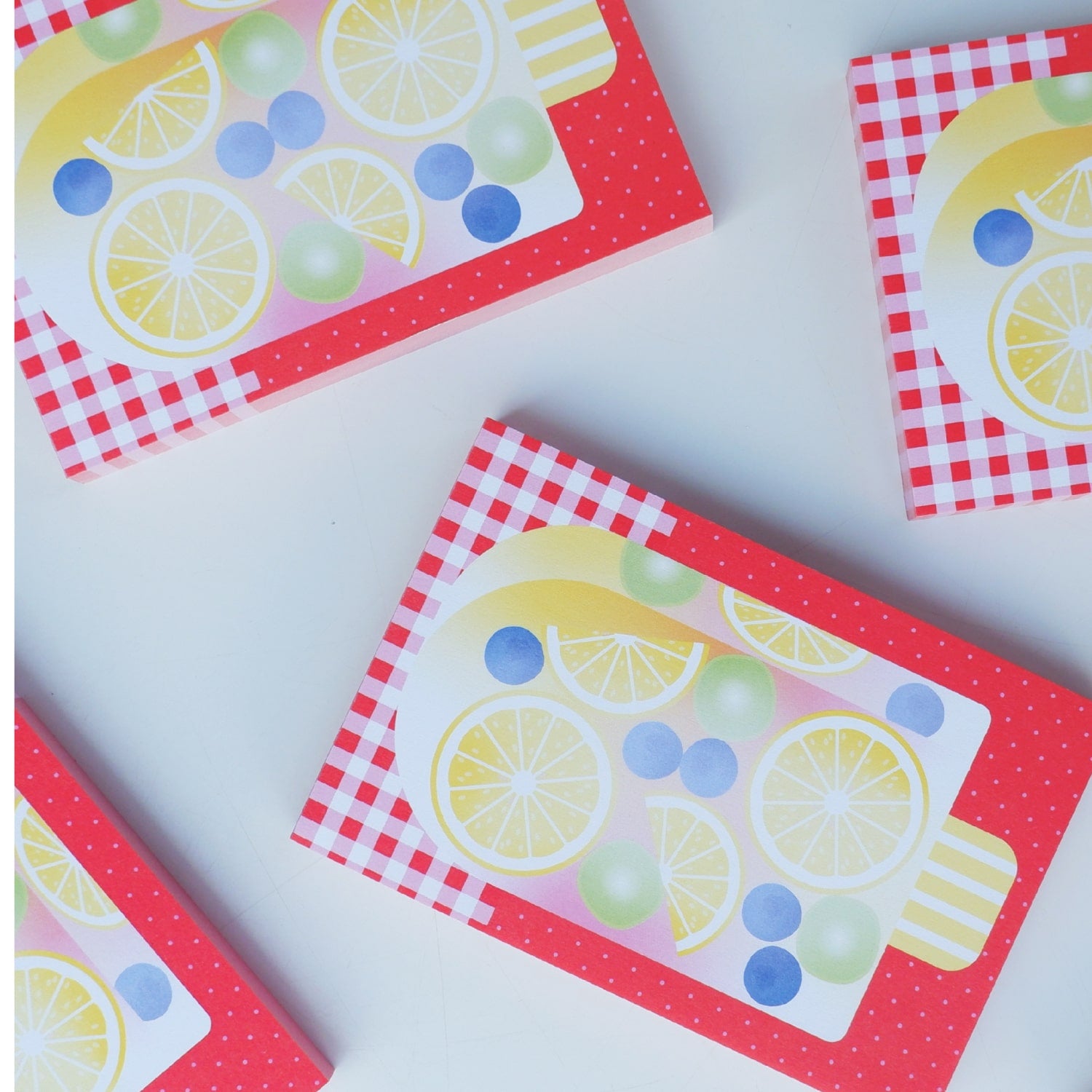 Fruit Fries Summer Fruit Dessert Memo Pad