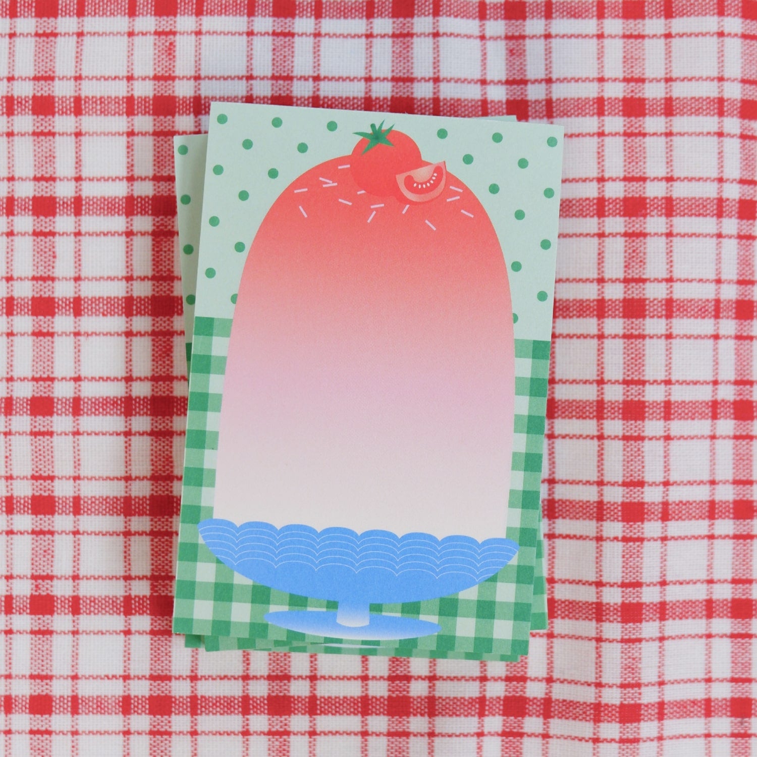 Fruit Fries Summer Fruit Dessert Memo Pad