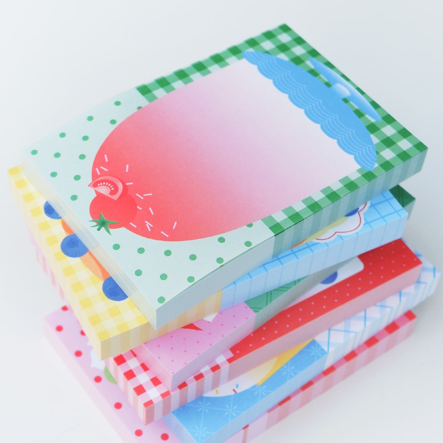 Fruit Fries Summer Fruit Dessert Memo Pad