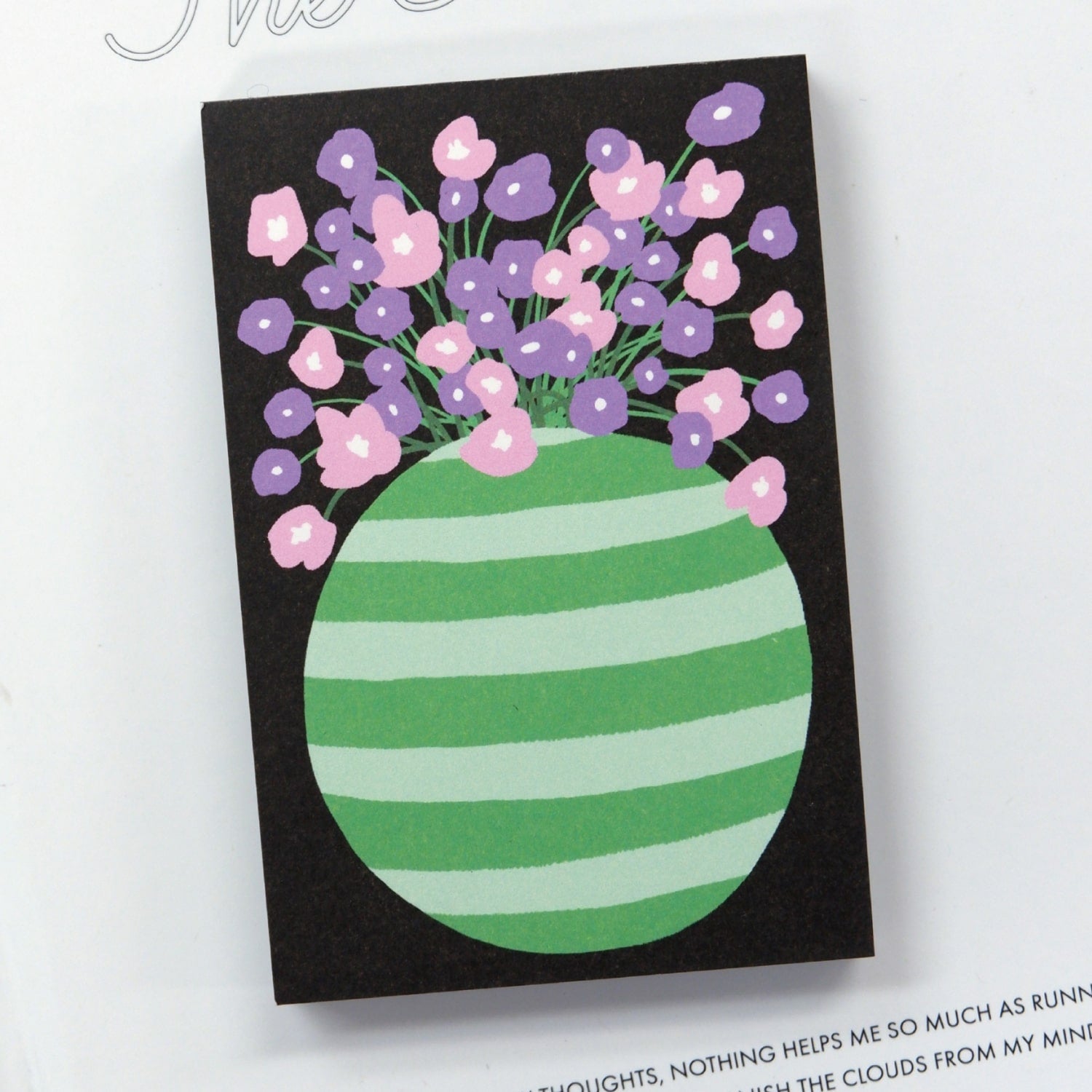 Fruit Fries Vase of Bloom Memo Pad