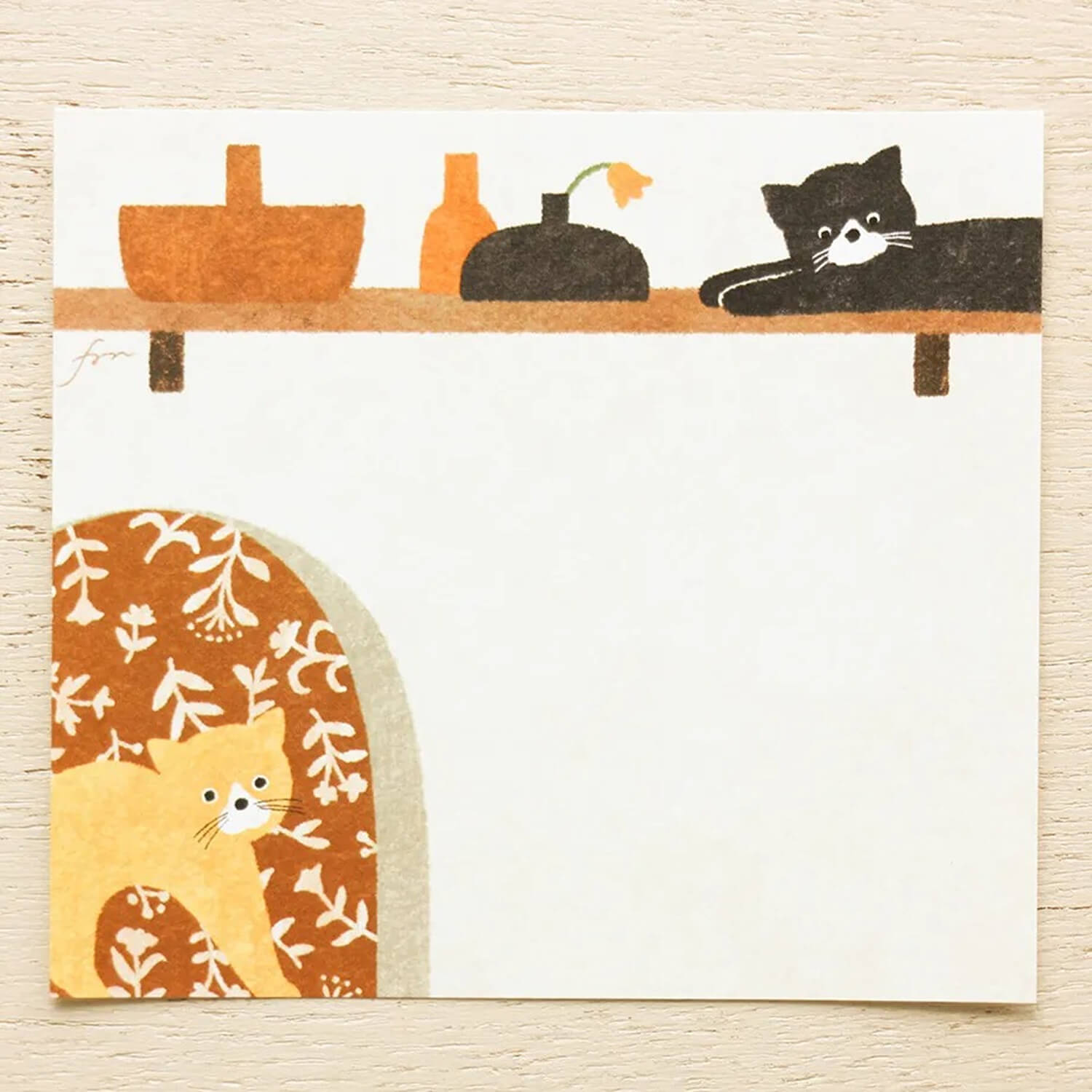Fukuoka Mariko Memo Block – Meow