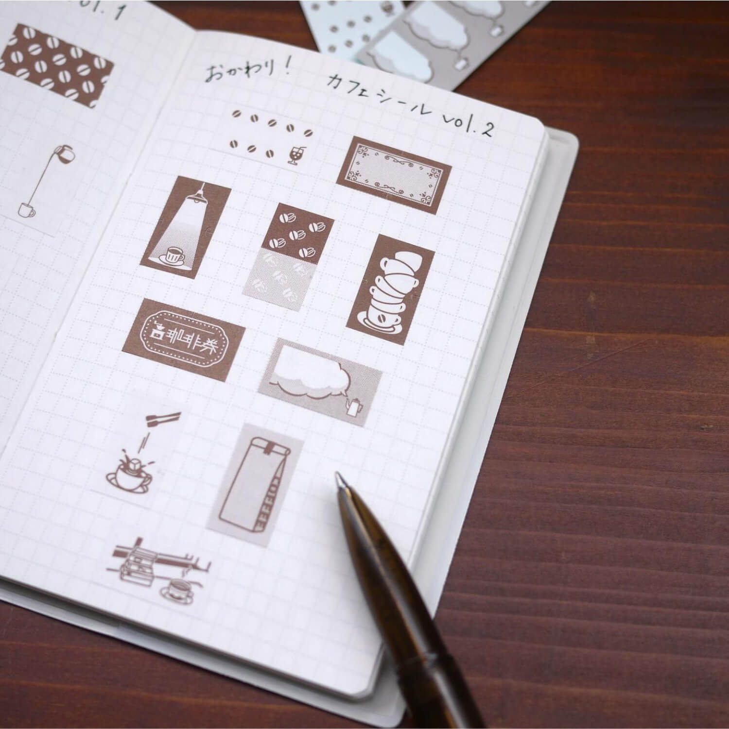 Fukuwake Assortment Sticker Set – Coffee Blend