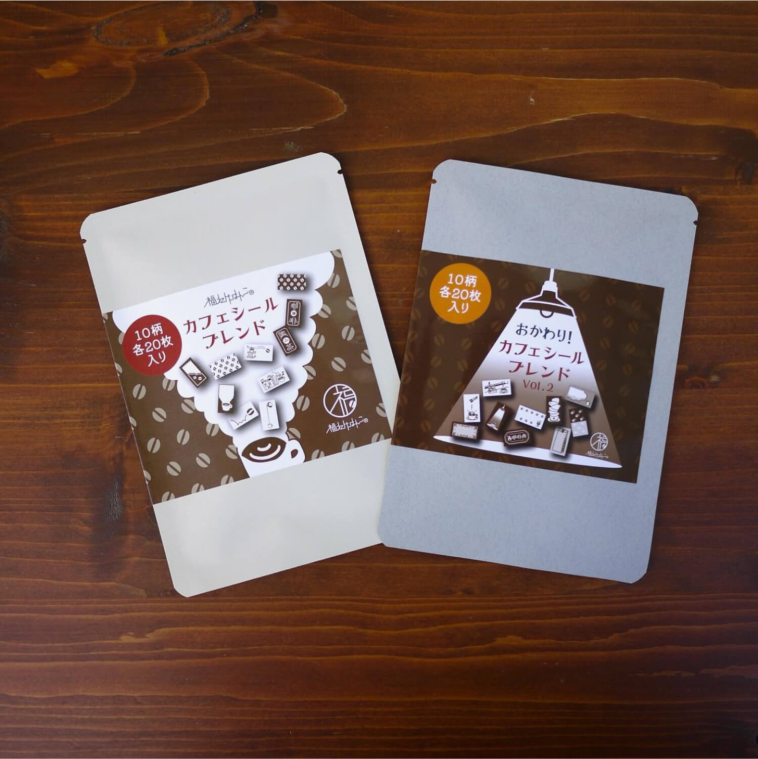 Fukuwake Assortment Sticker Set – Coffee Blend