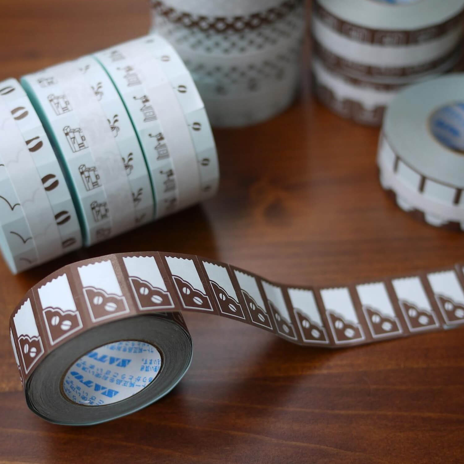 Fukuwake Sticker Roll – Coffee Napkin Tickets