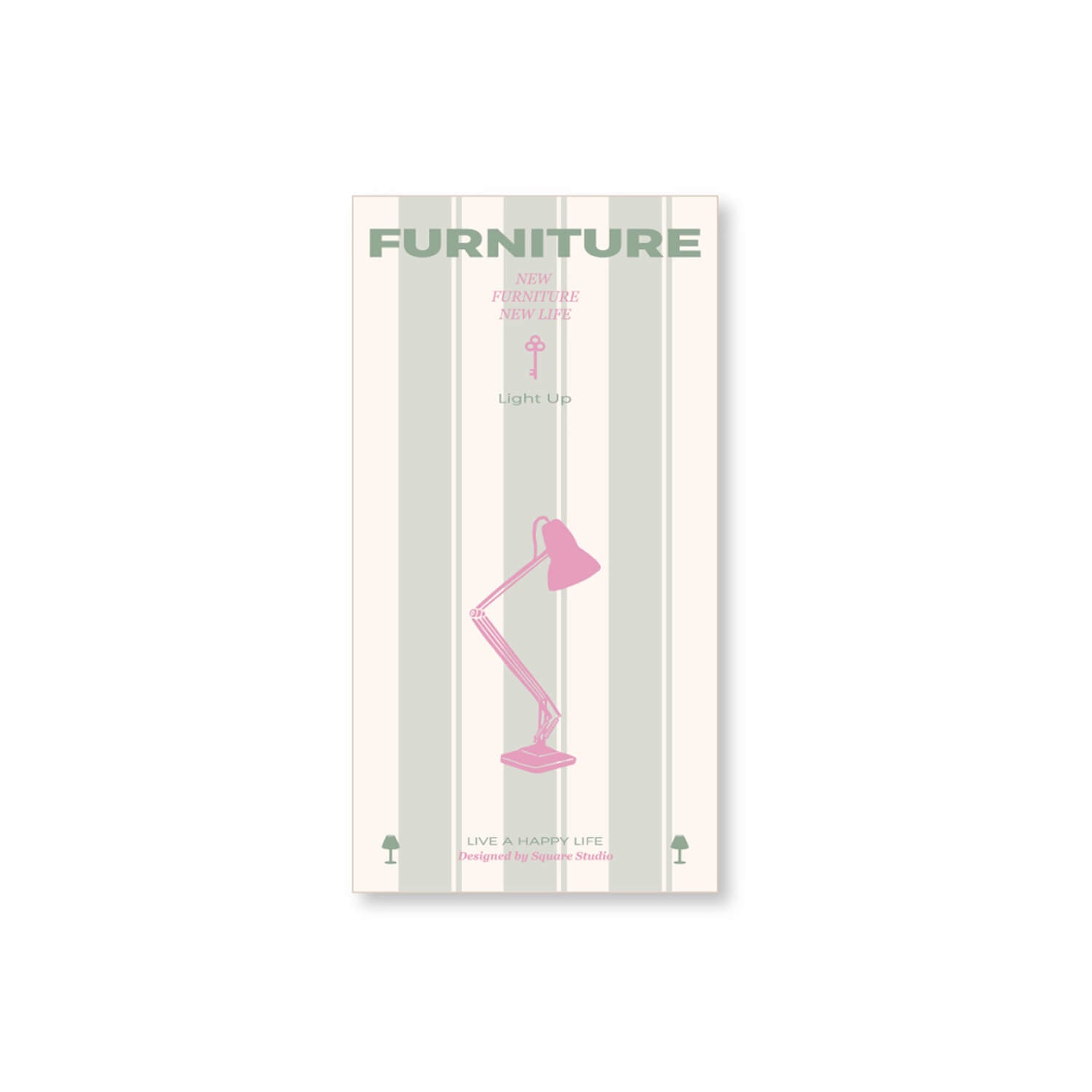 Square Studio Furniture Collection - Traveler's Notebook Inserts