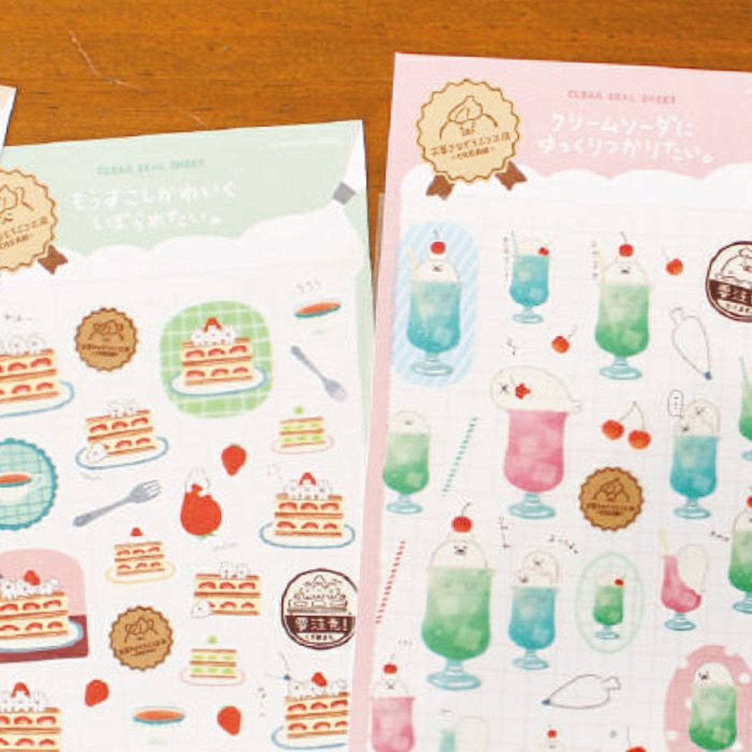 Furukawa Shiko Clear Sticker Sheet – Seal Sweets Atelier