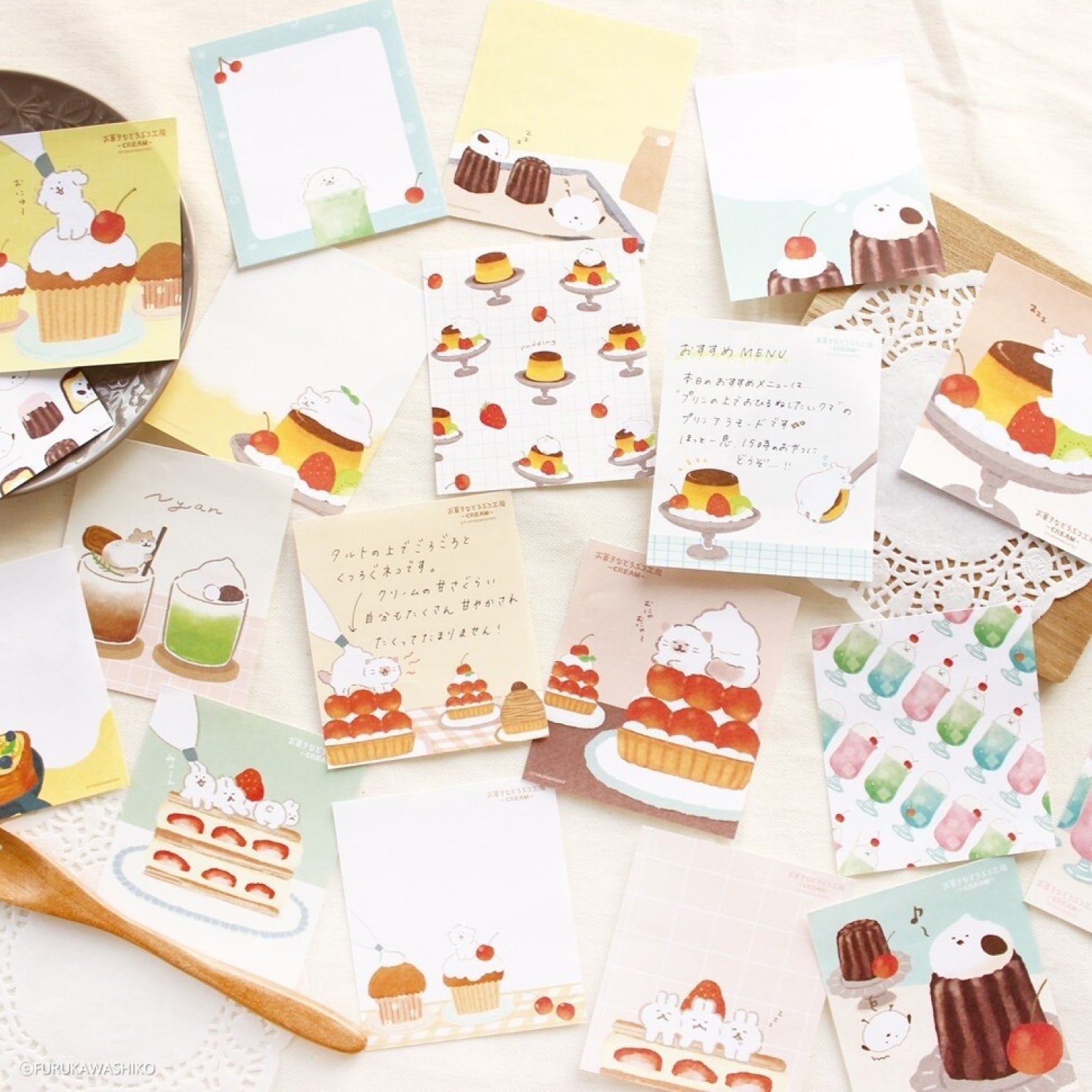 Furukawa Shiko Memo Pad – Bunny Sweets Atelier