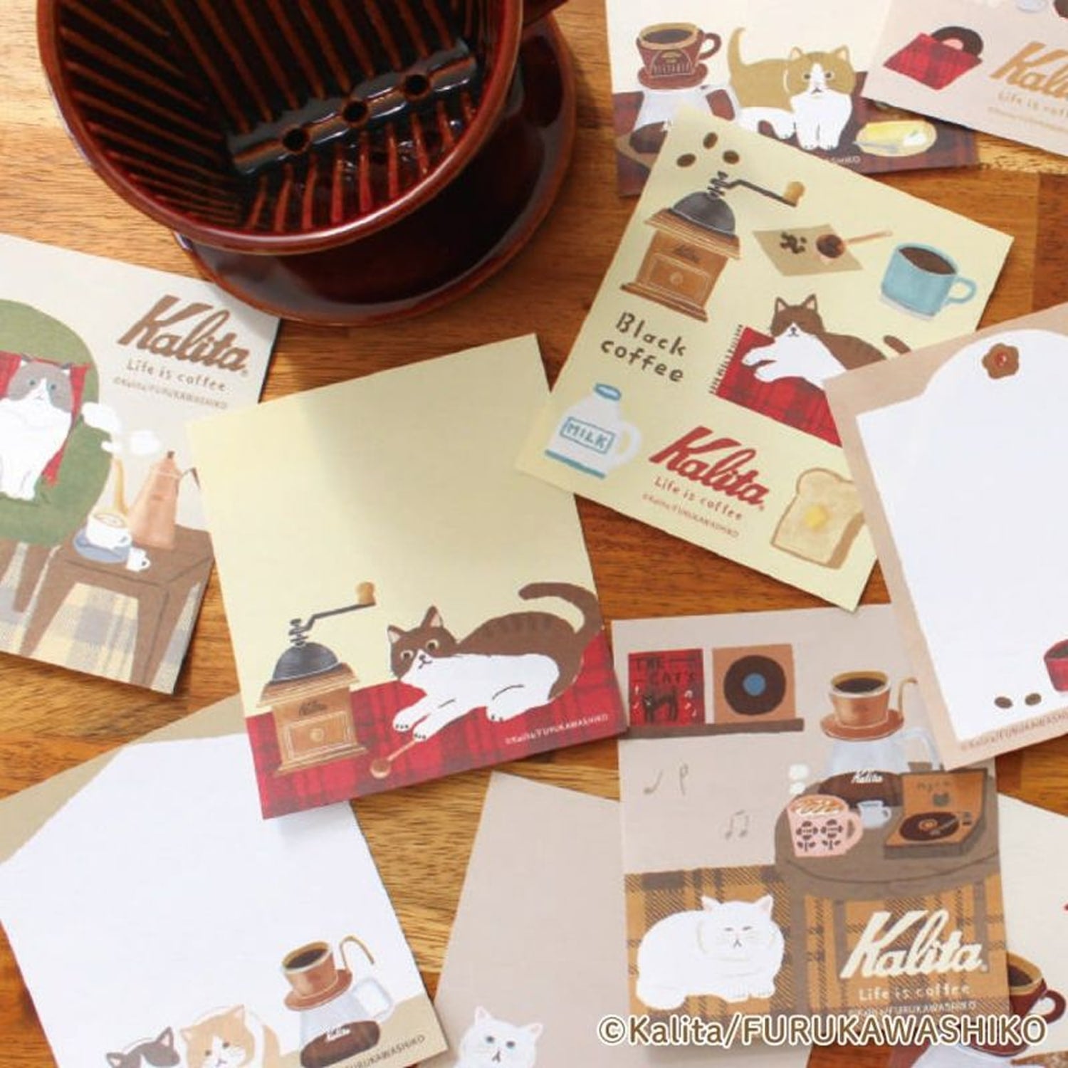 Furukawa Shiko x Kalita Memo Pad – White Coffee