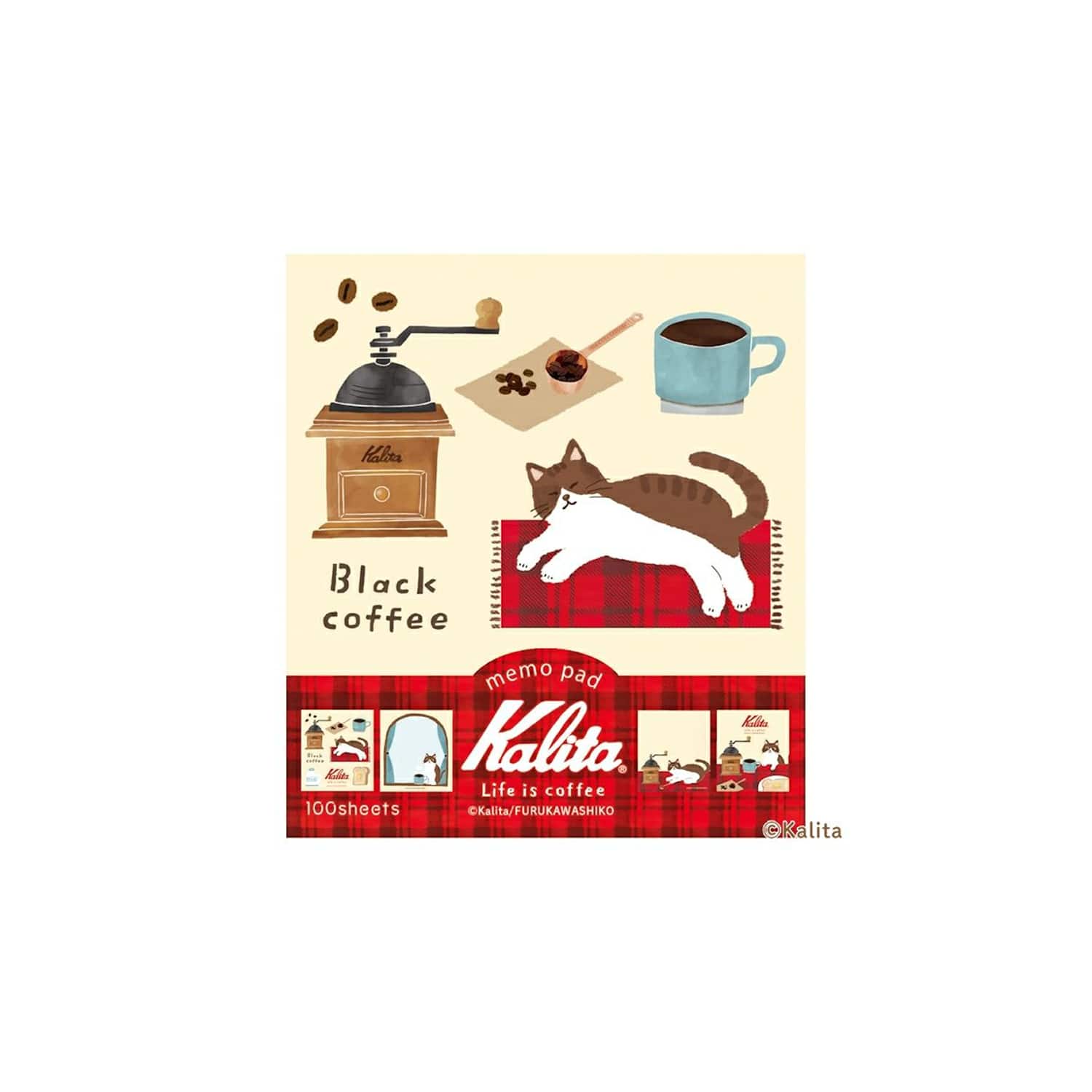 Furukawa Shiko x Kalita Memo Pad – Black Coffee